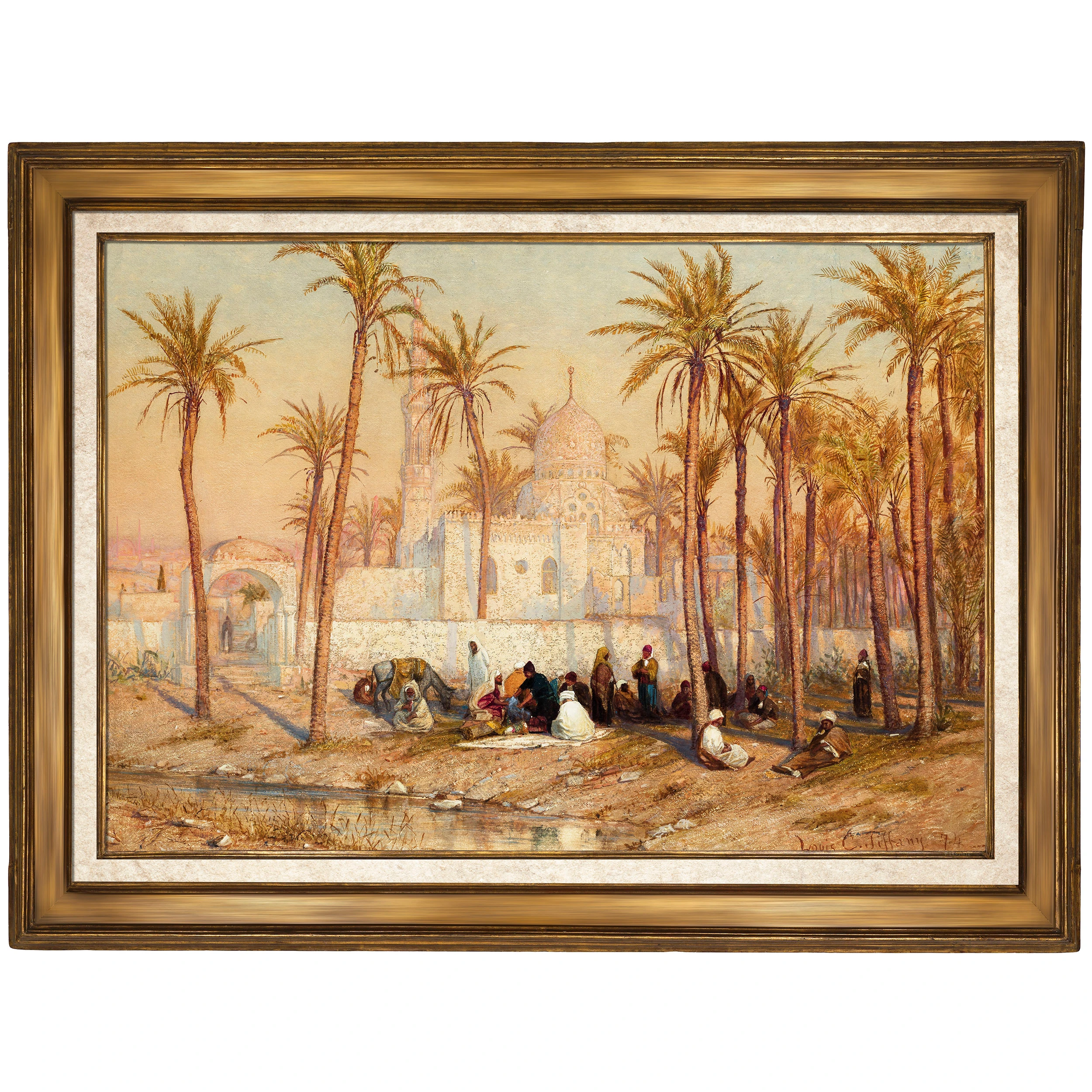 Oryantal Manzara - Louis Comfort Tiffany