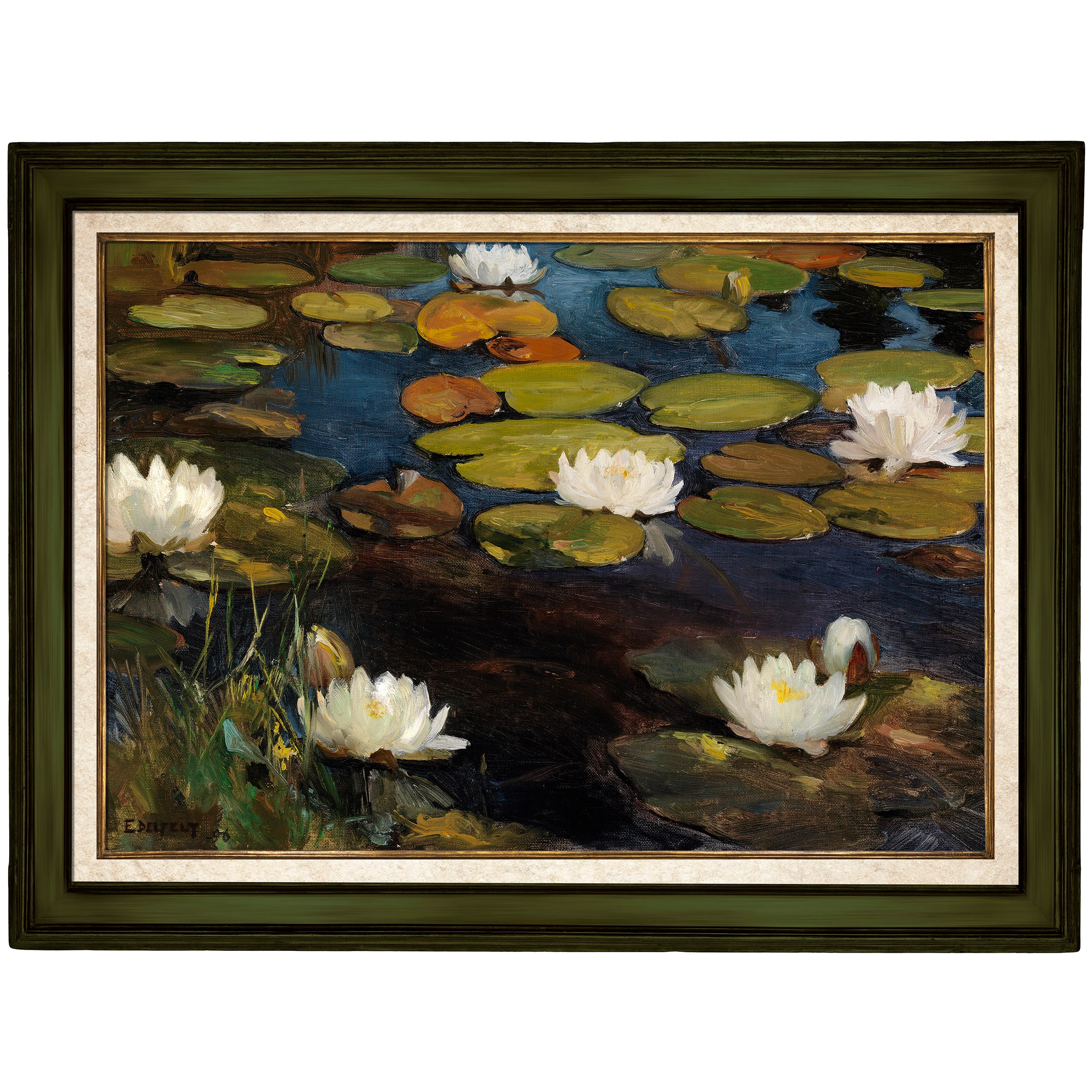 Nilüfer Çiçekleri - Albert Edelfelt