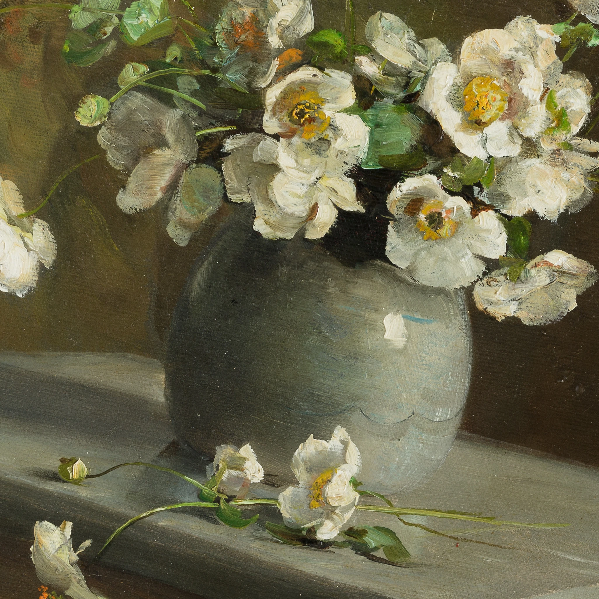 Çiçekli Natürmort - Charles Ethan Porter