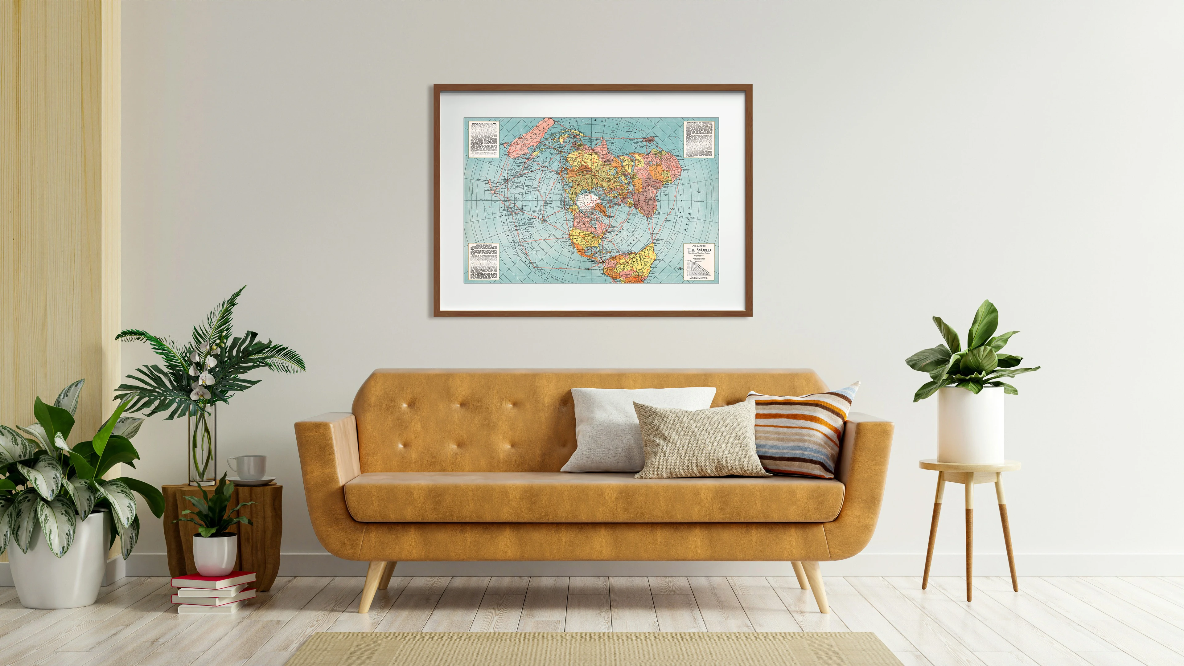 Yeryüzü Hava Yolları Haritası (1943)