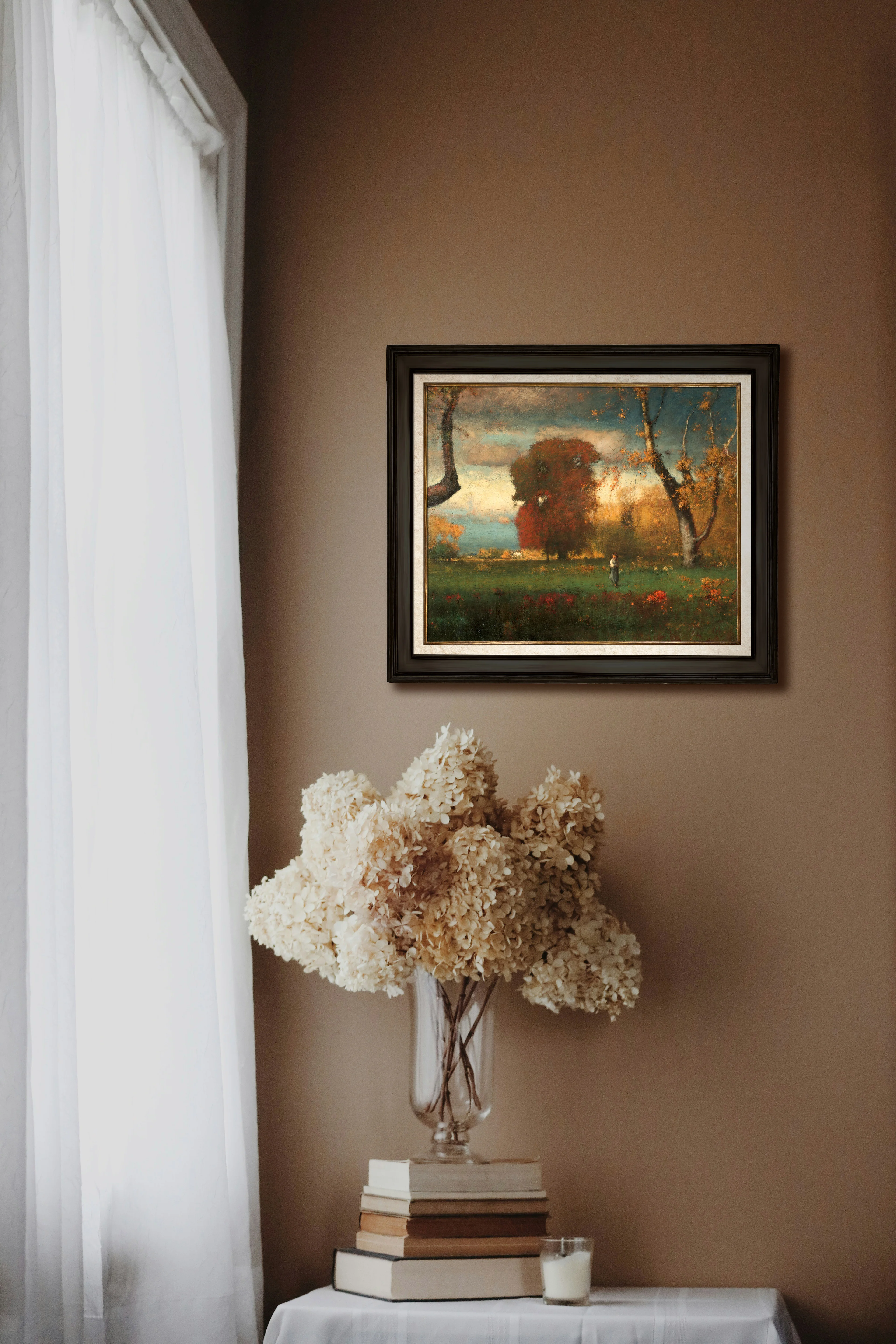 Çınarlı Manzara - George Inness