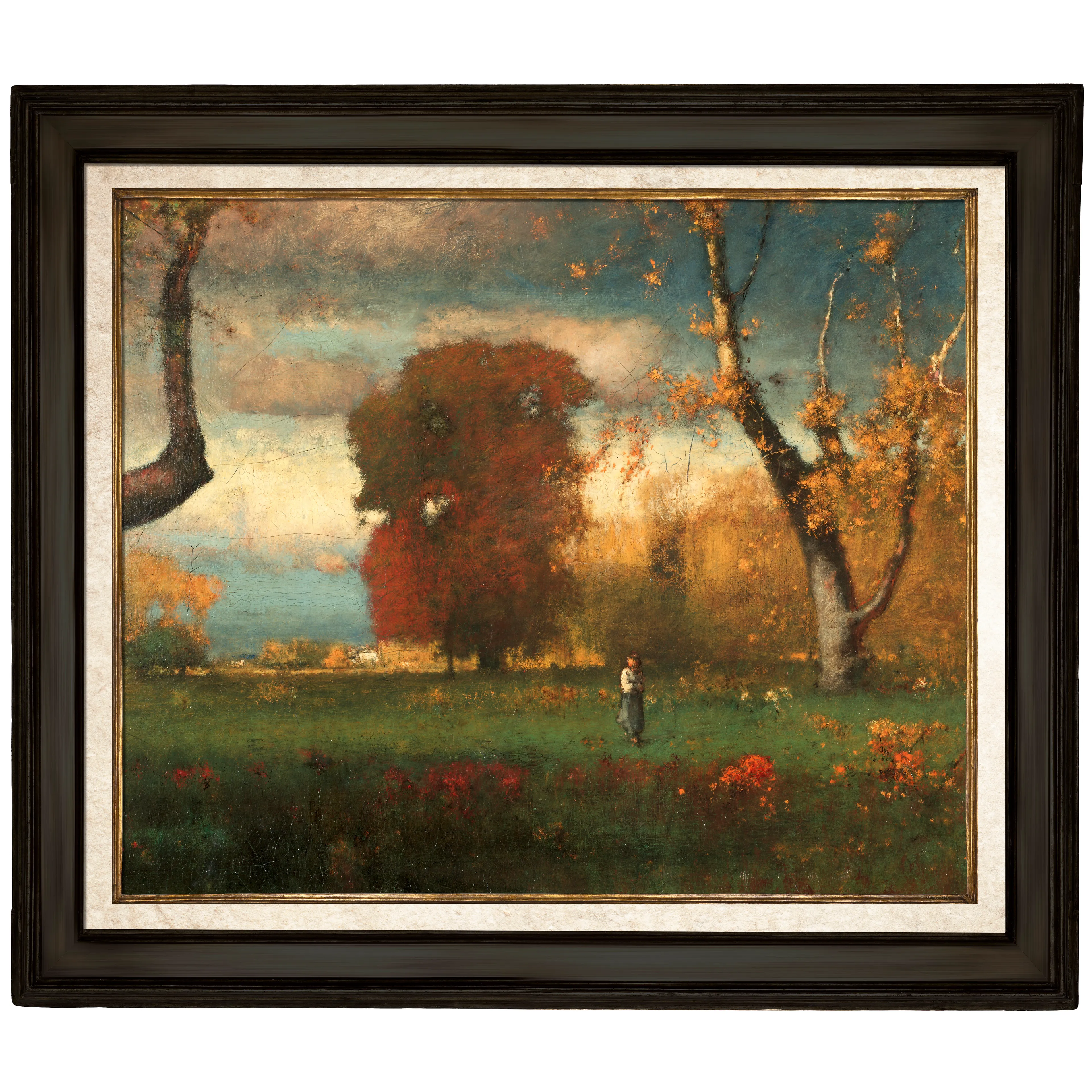 Çınarlı Manzara - George Inness
