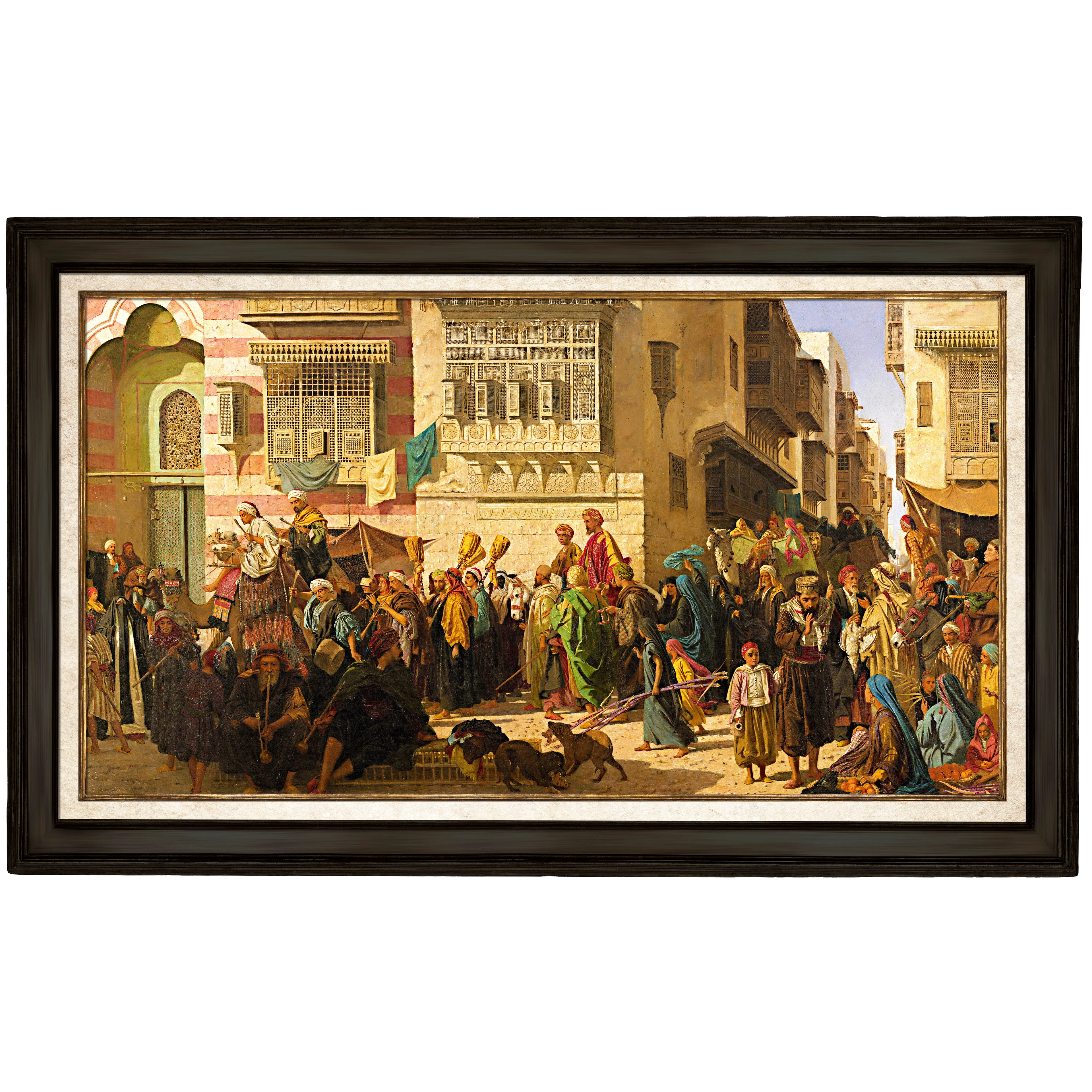 Şeyh ve Oğlunun Hac Dönüşü Kahire'ye Girişi - Robert Hawker Dowling