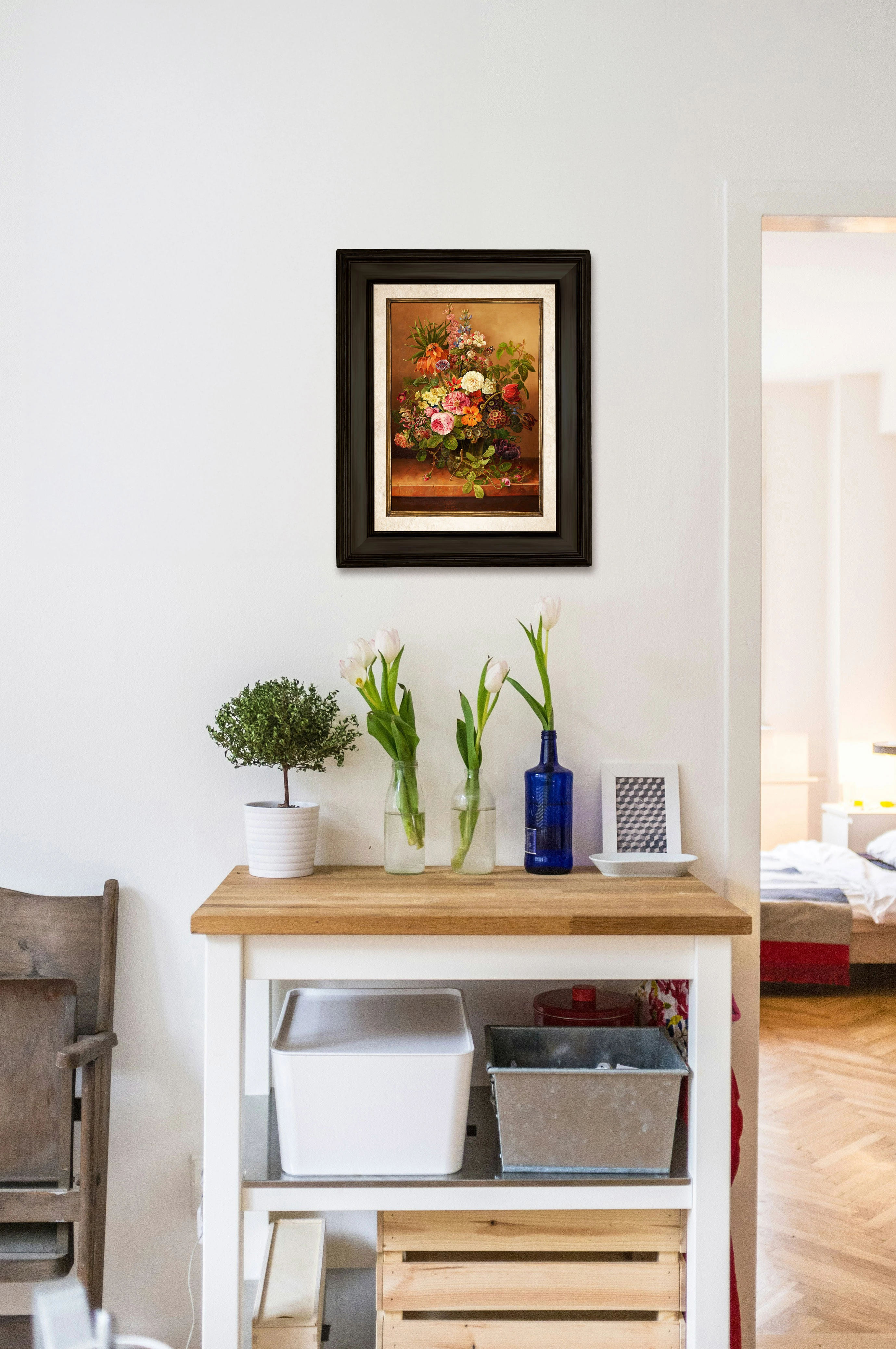 Çiçekli Natürmort - Gottfried Wilhelm Völcker