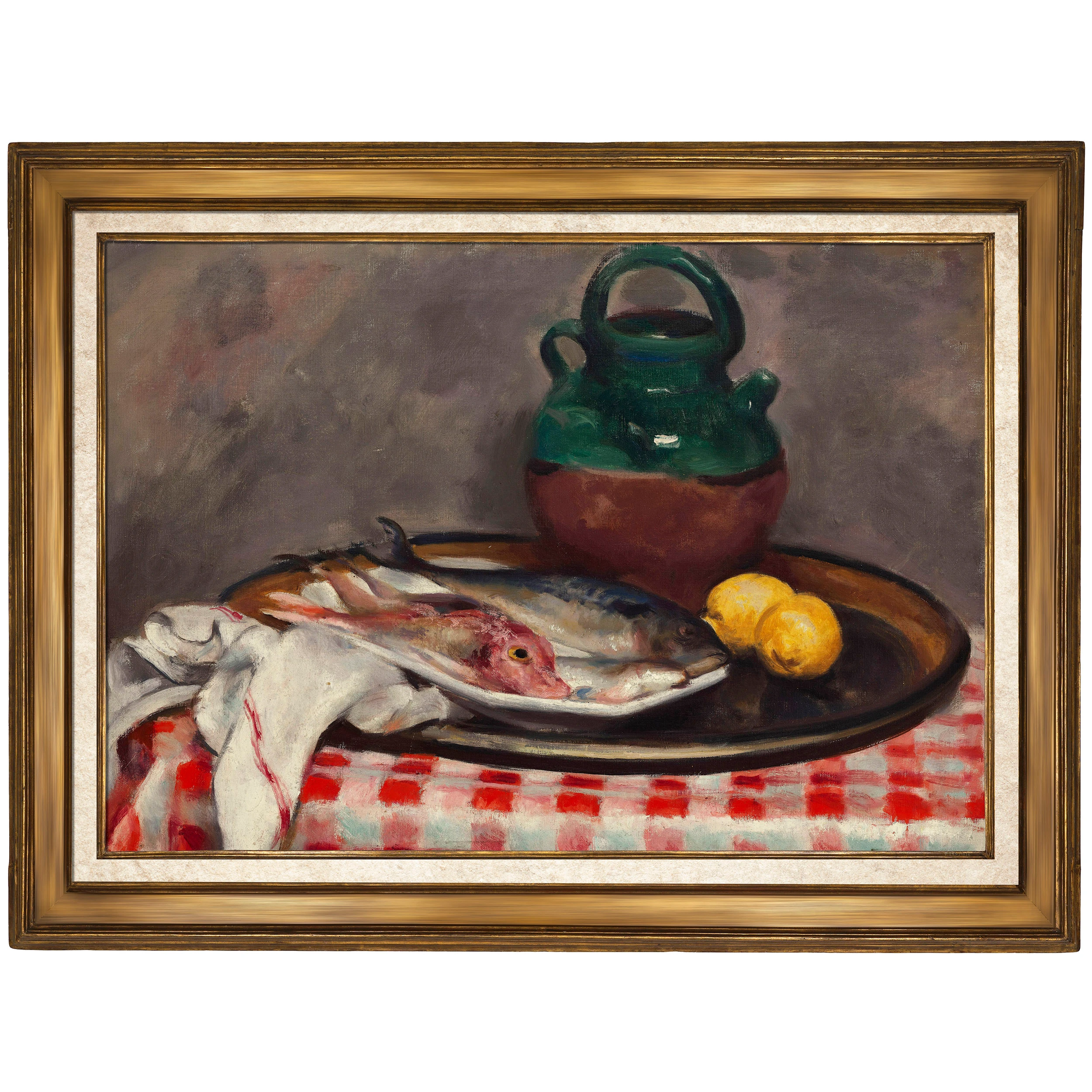 Balıklı Natürmort - Wojciech Weiss