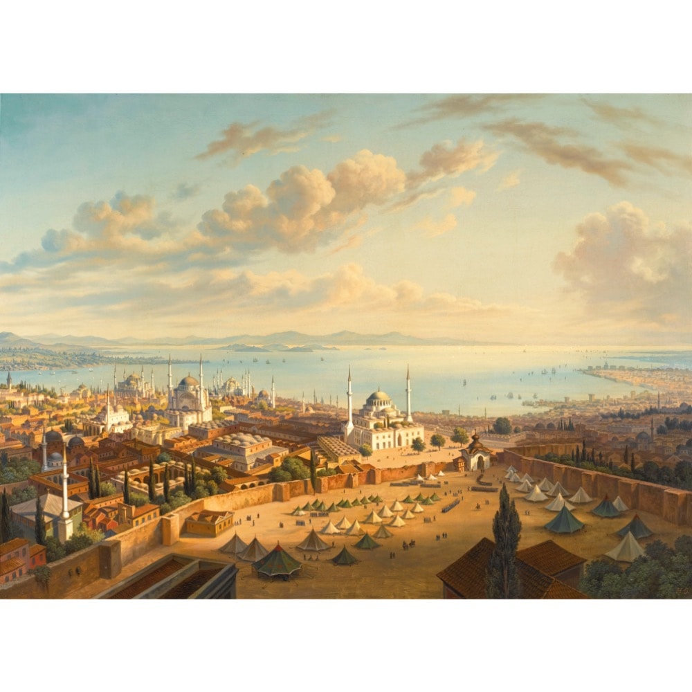 Yangın Kulesi'nden İstanbul'a Bakış - Hubert Sattler