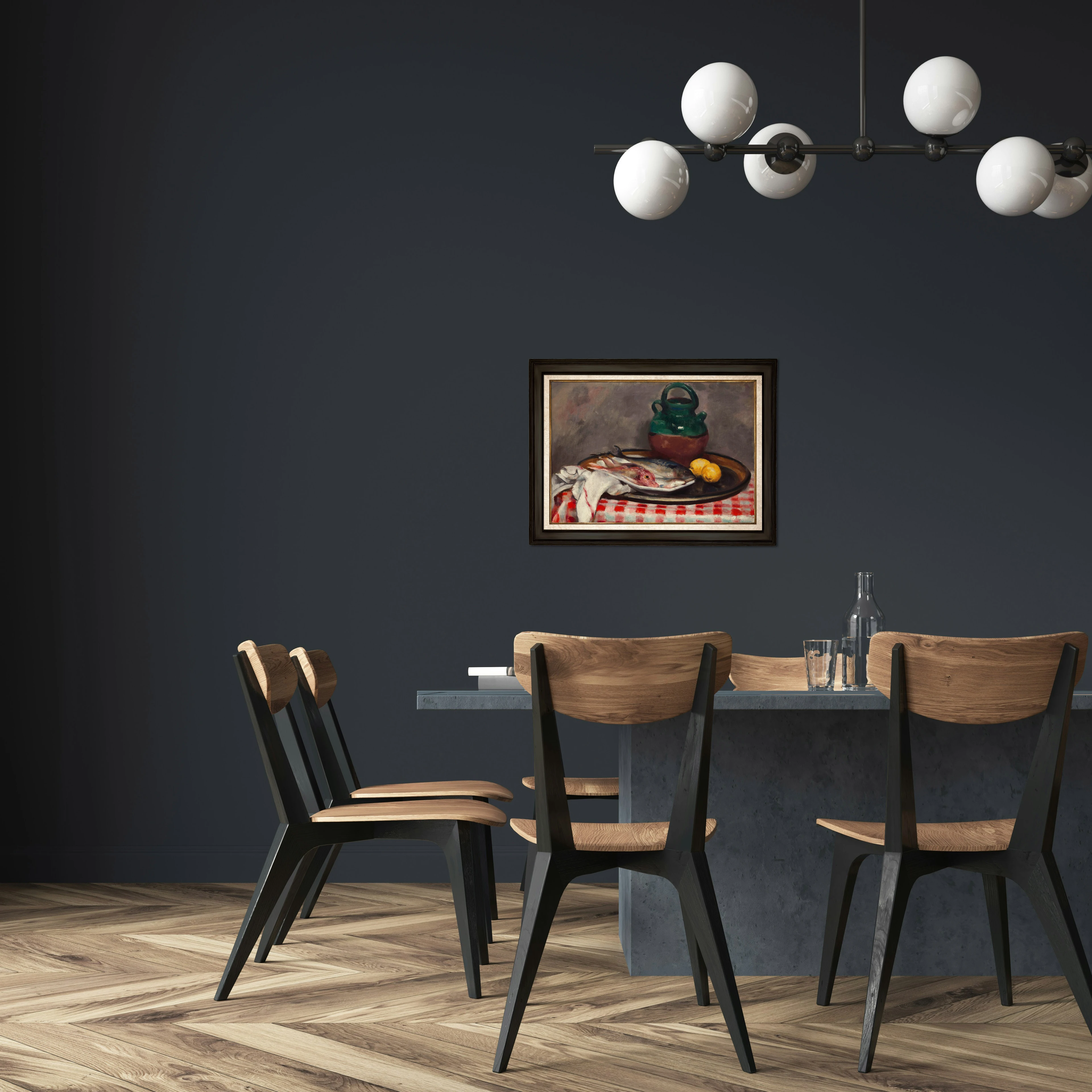 Balıklı Natürmort - Wojciech Weiss