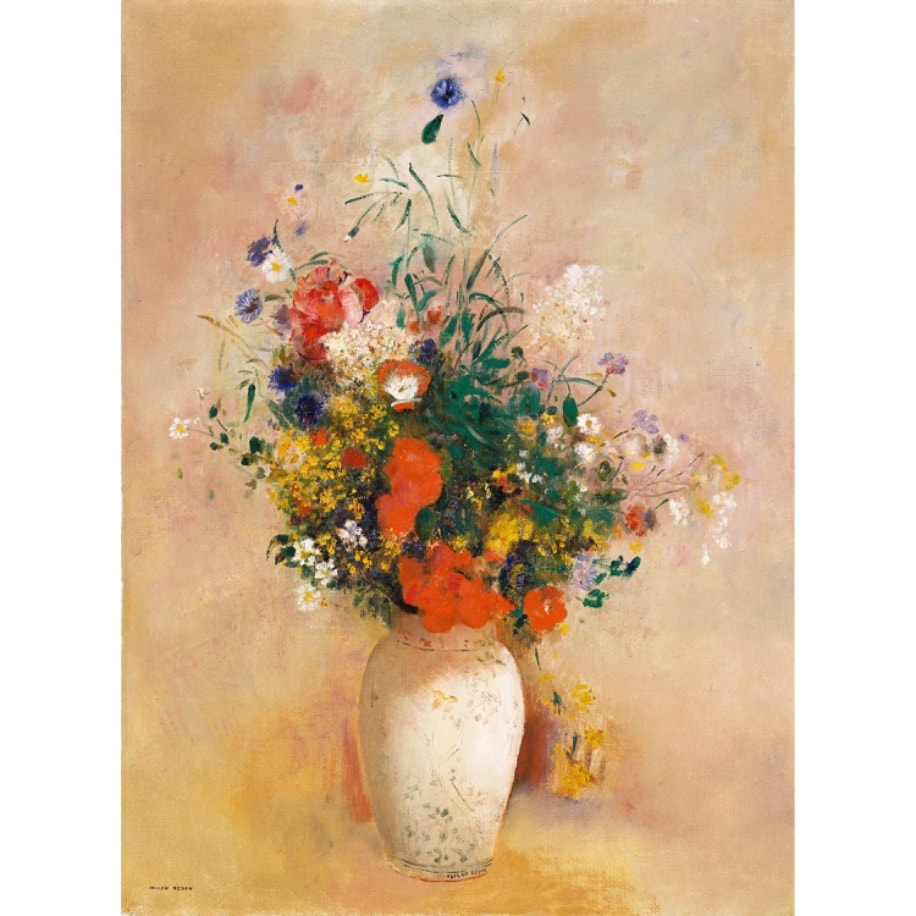 Vazoda Çiçekler - Odilon Redon