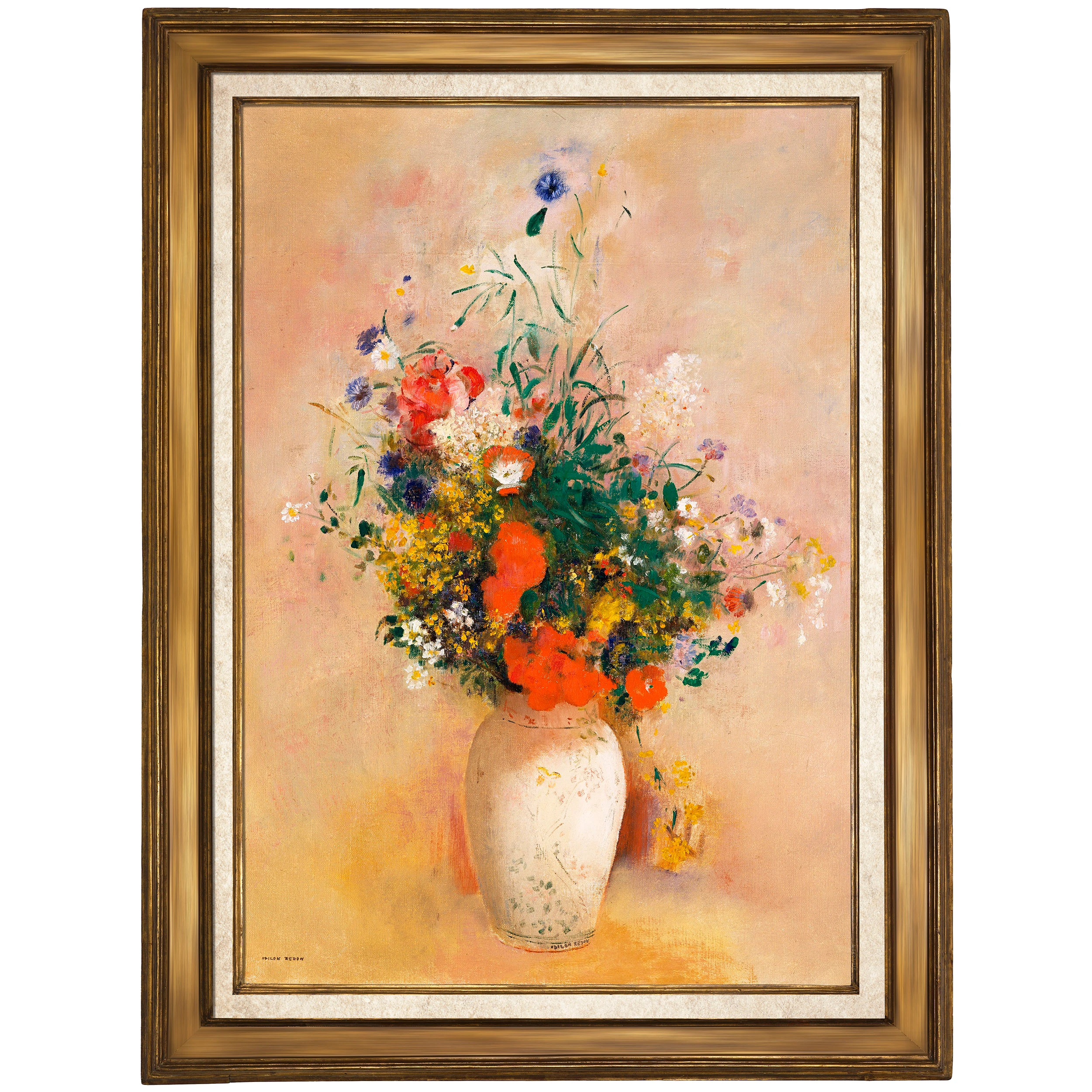 Vazoda Çiçekler - Odilon Redon