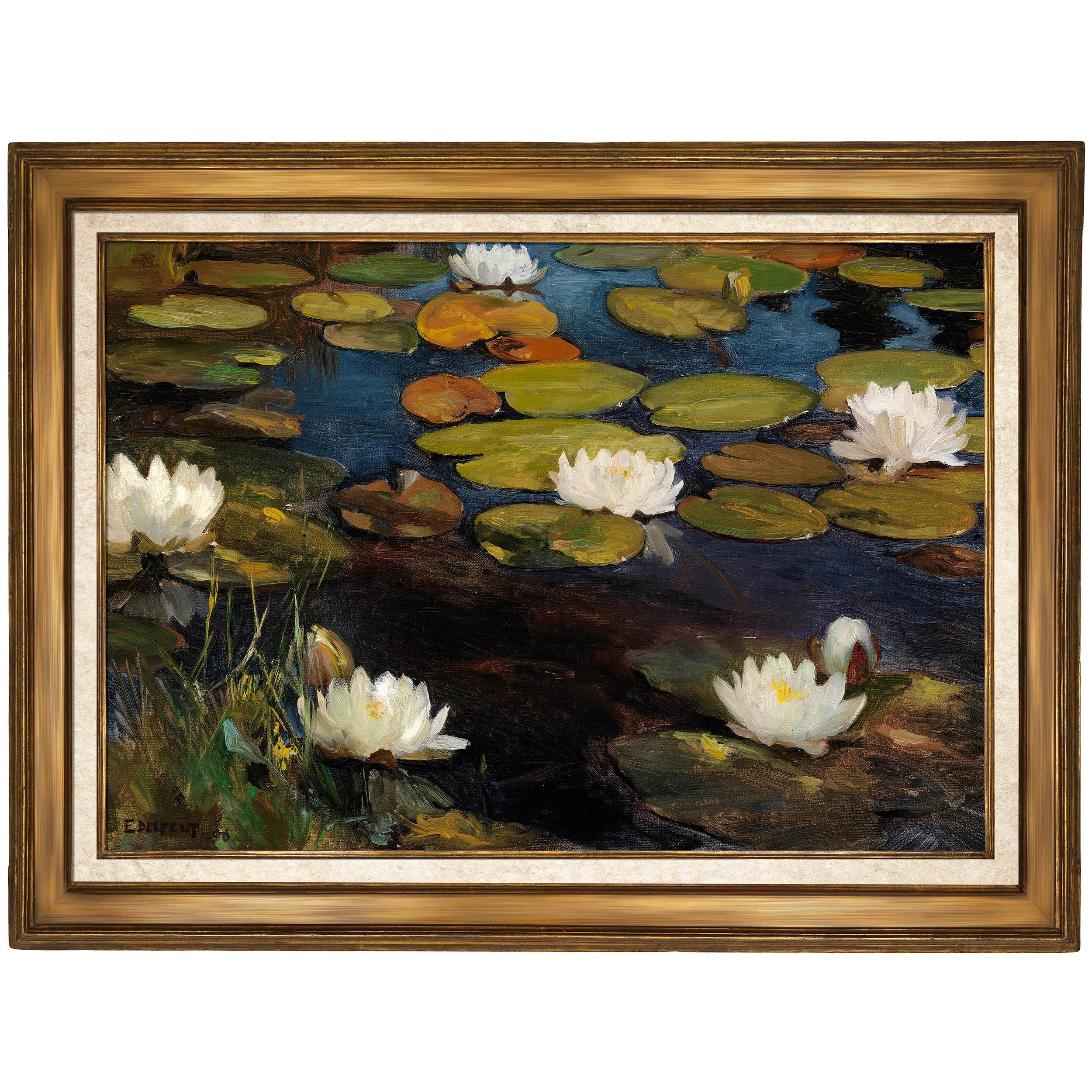 Nilüfer Çiçekleri - Albert Edelfelt