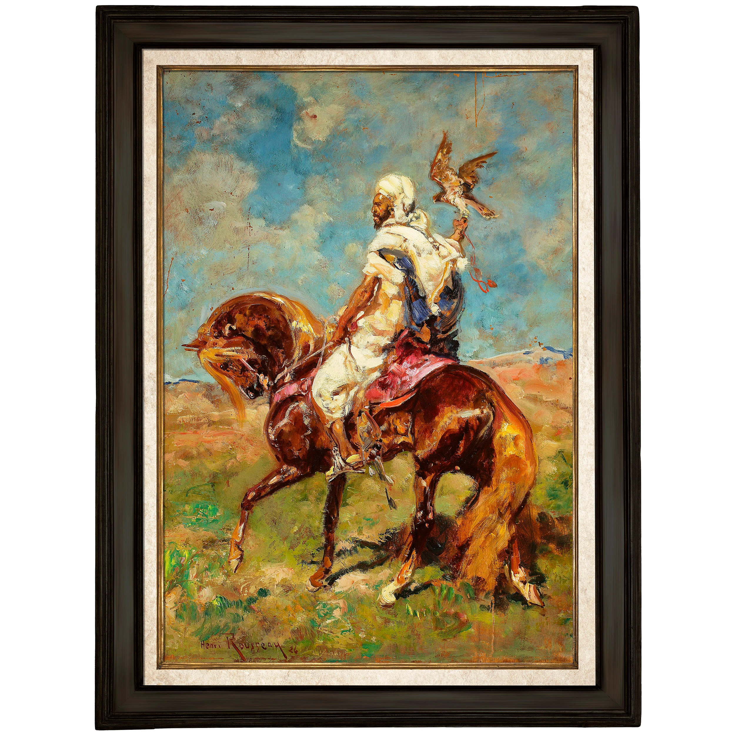 Şahin Yetiştiricisi Arap Süvari - Henri Rousseau