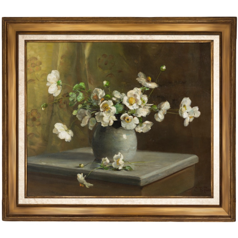 Çiçekli Natürmort - Charles Ethan Porter