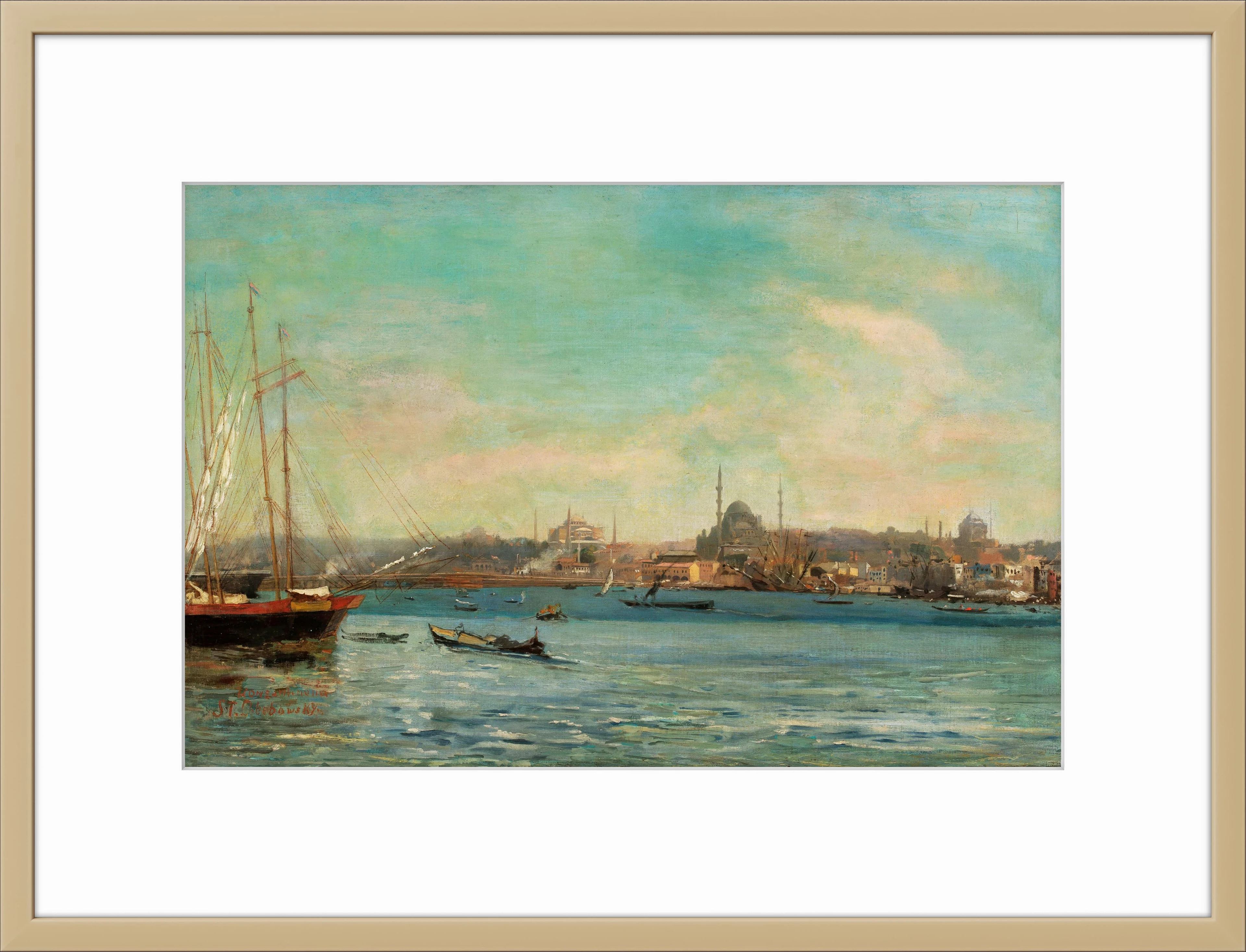 İstanbul Panoraması - Stanislaw Chlebowski