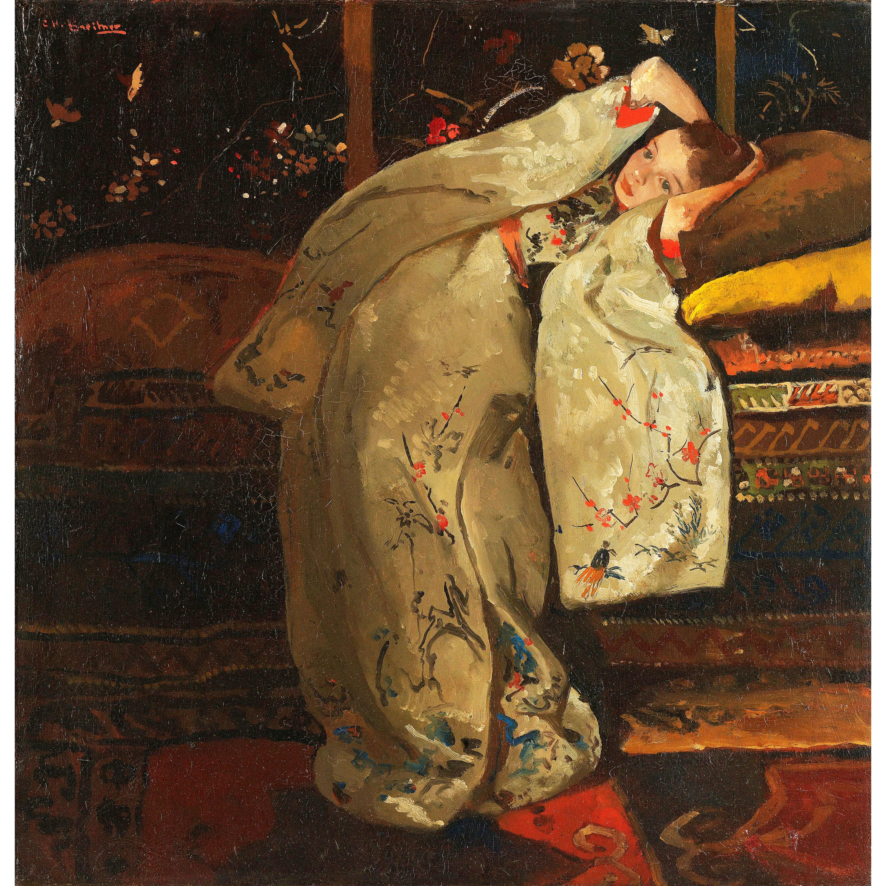 Kimonolu Kız - George Hendrik Breitner