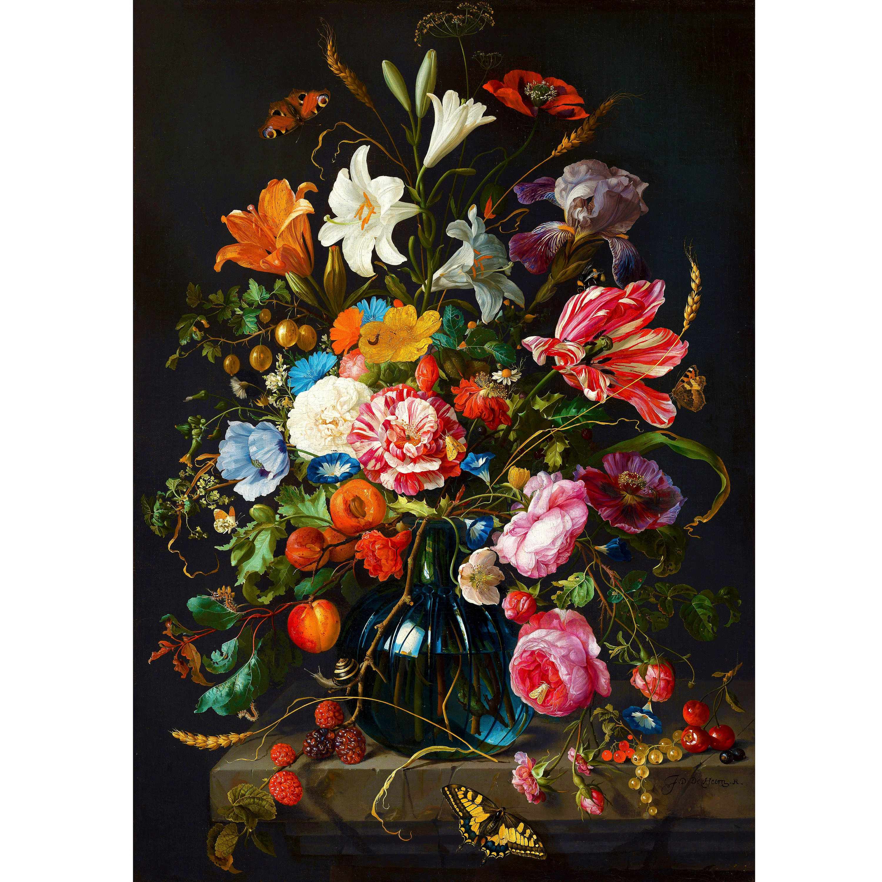 Çiçekli Natürmort - Jan Davidsz de Heem