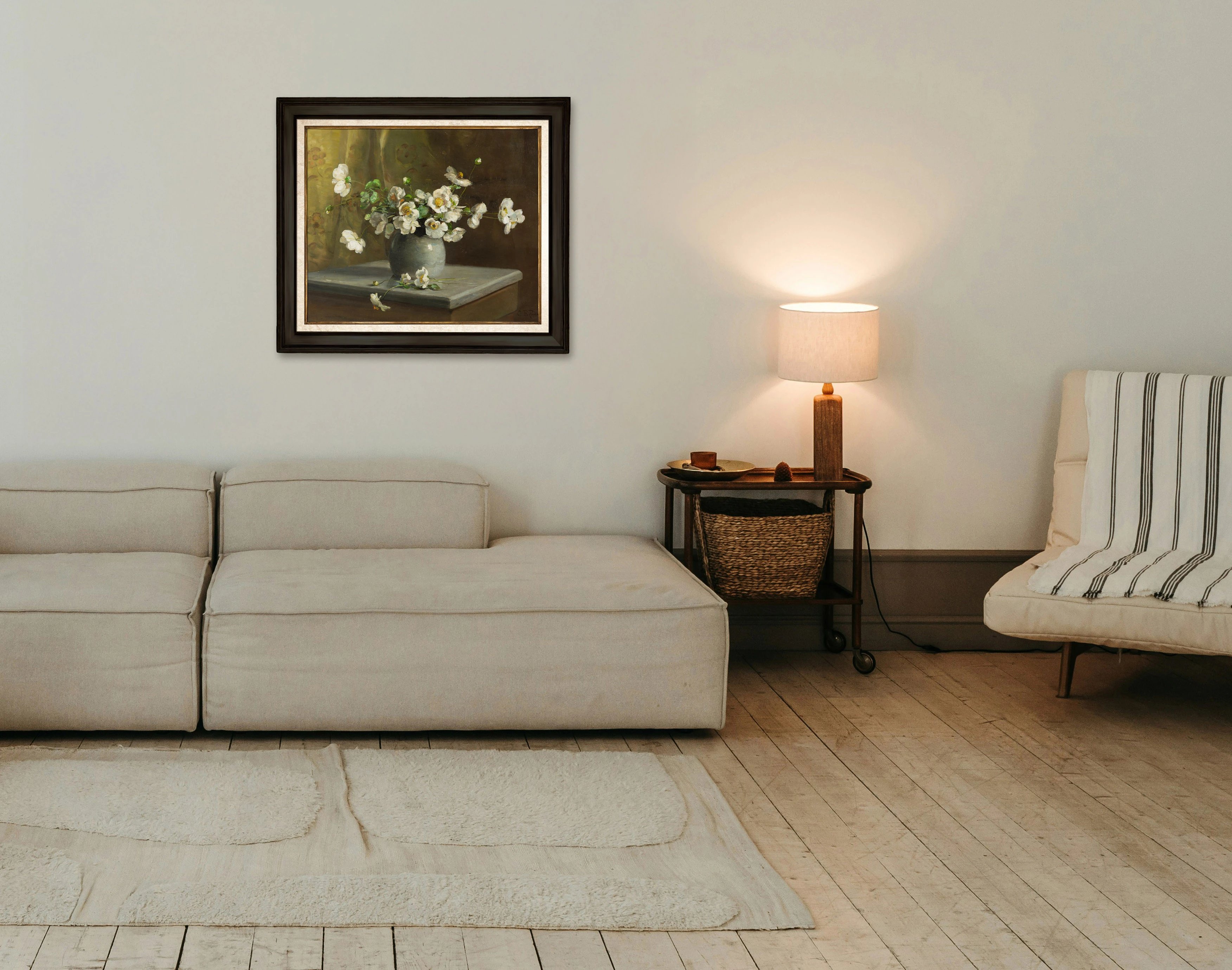 Çiçekli Natürmort - Charles Ethan Porter