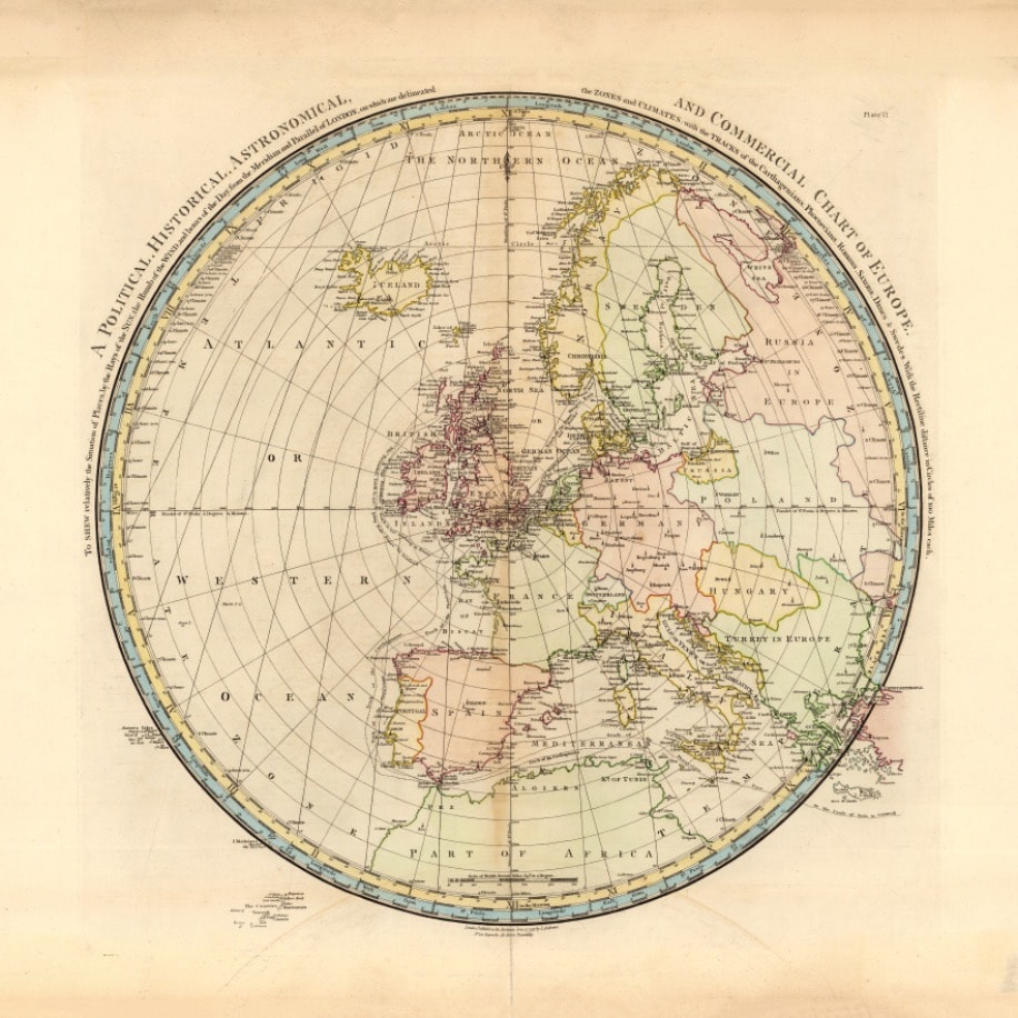 Avrupa 1797 (J. Andrews)