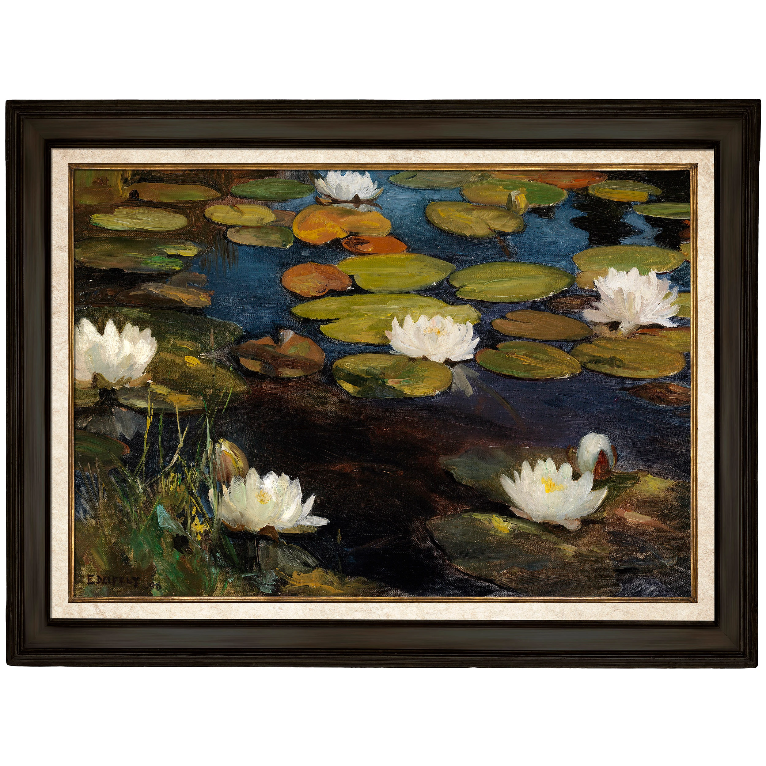 Nilüfer Çiçekleri - Albert Edelfelt