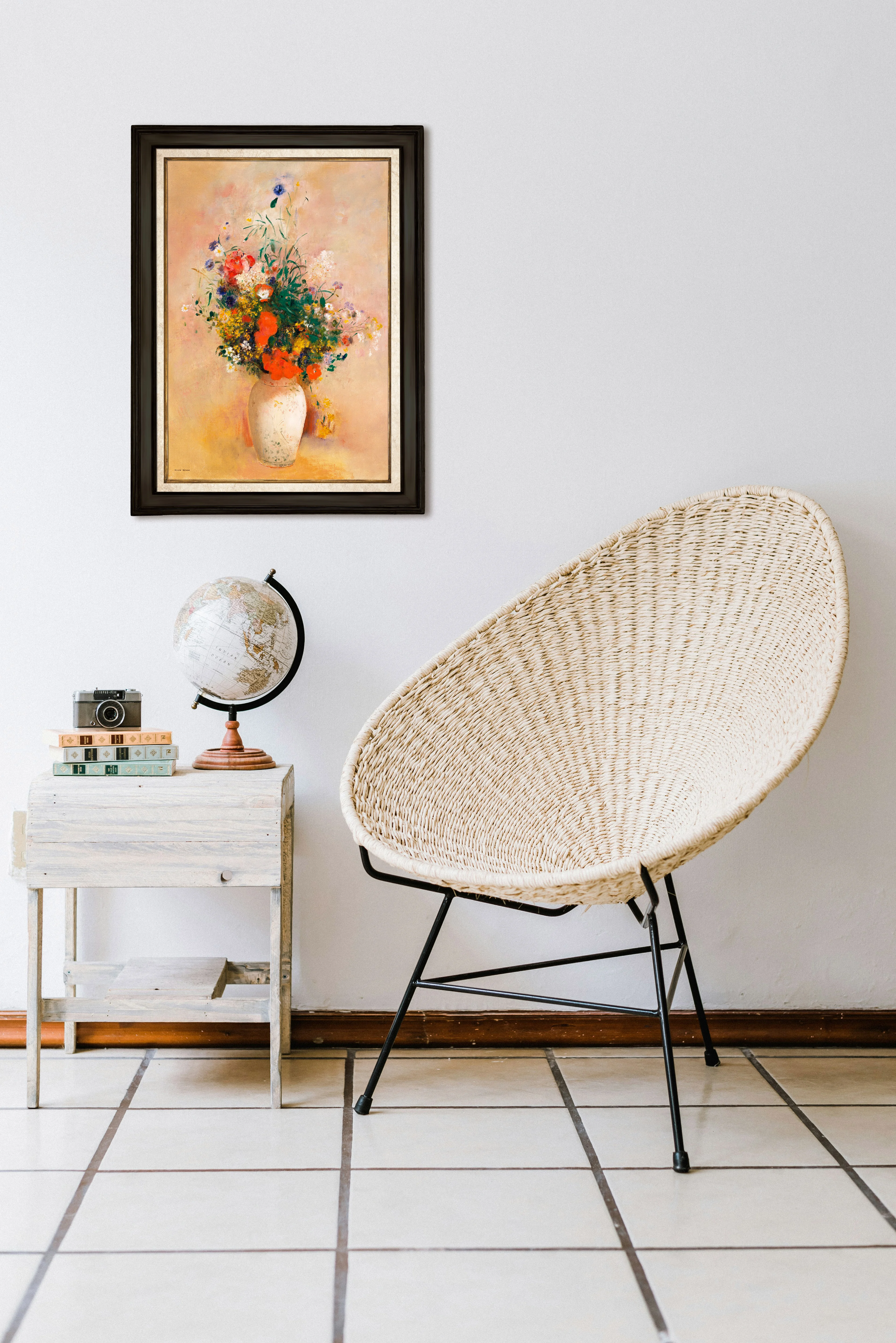 Vazoda Çiçekler - Odilon Redon