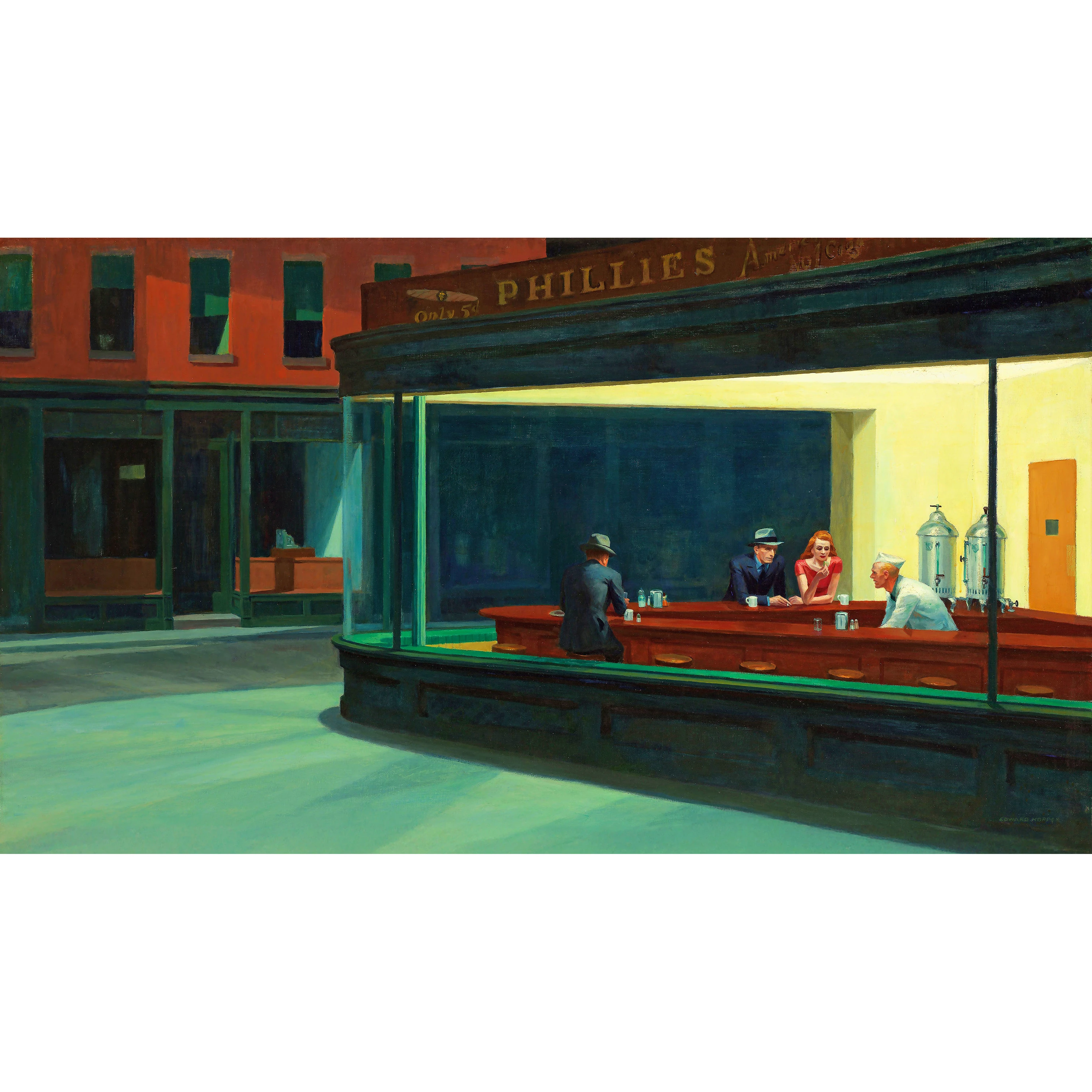 Gece Kuşları - Edward Hopper