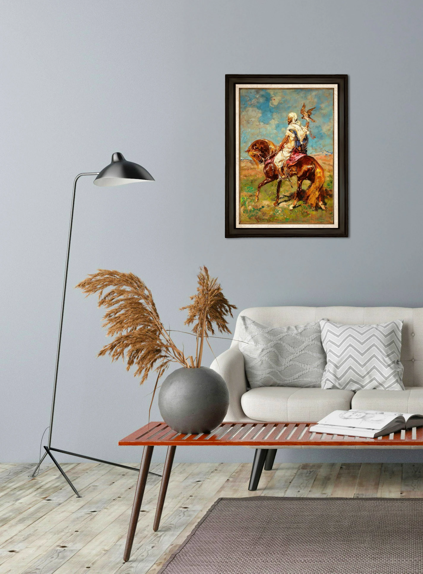 Şahin Yetiştiricisi Arap Süvari - Henri Rousseau