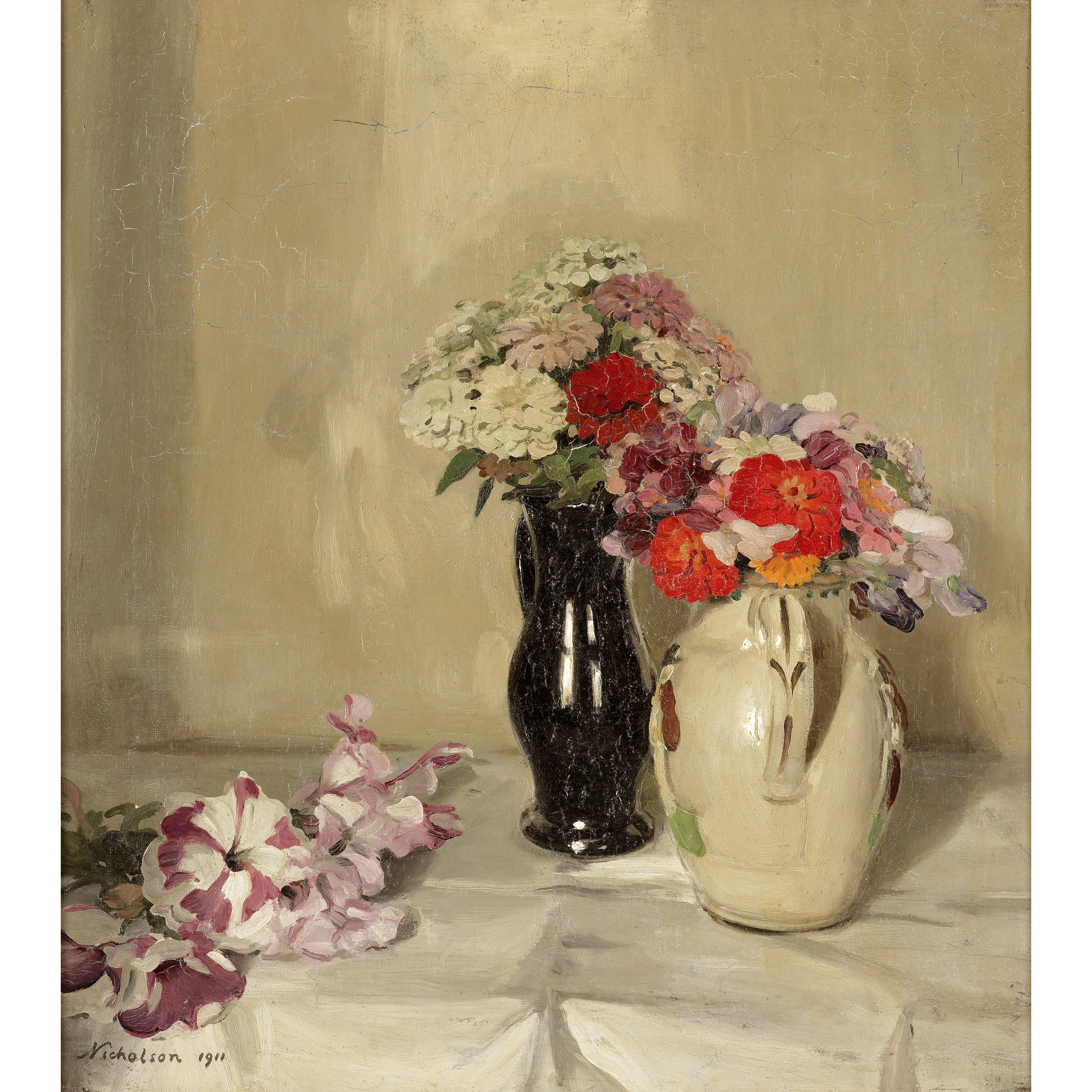 Kirlihanım Çiçekleri - Sir William Nicholson