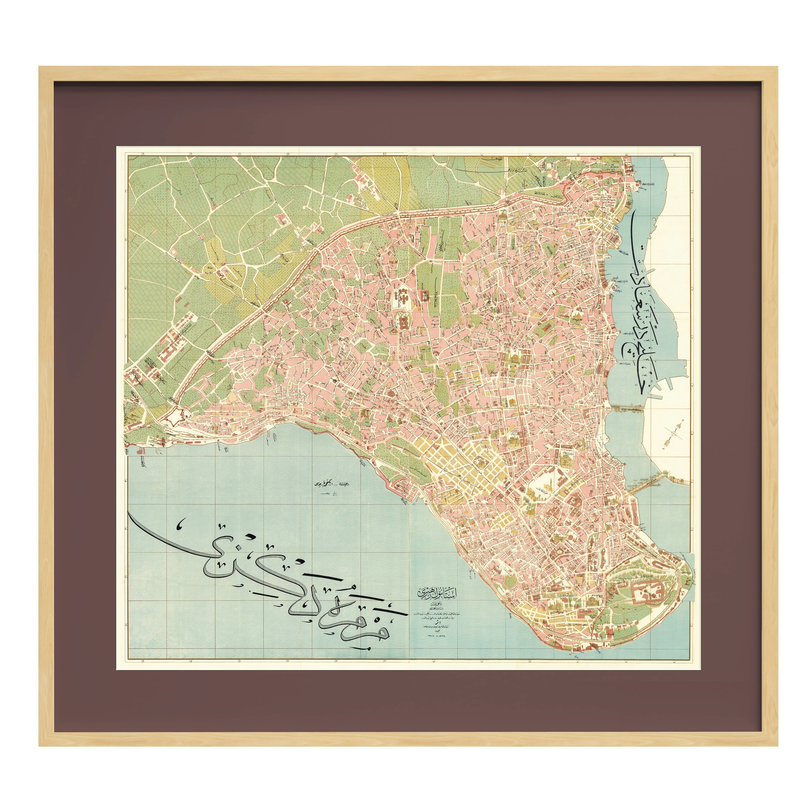 Fatih-Ayvansaray Haritası (1918)