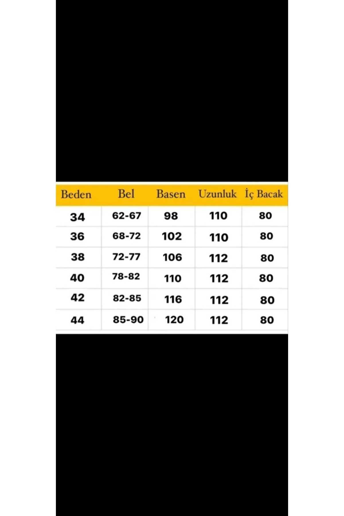 Kadın Likralı Palazzo Oversize Kesim Dügmeli Pantolon