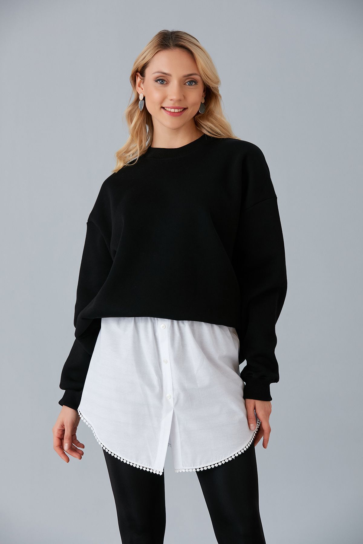 Altı Dantelli Beyaz Kurtarıcı Etek Gömlek Altı Içlik - beyaz