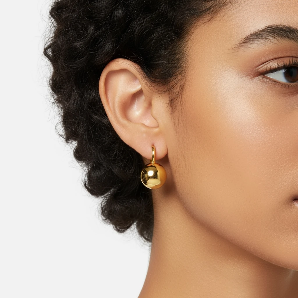 Minimal Top Form Küpe