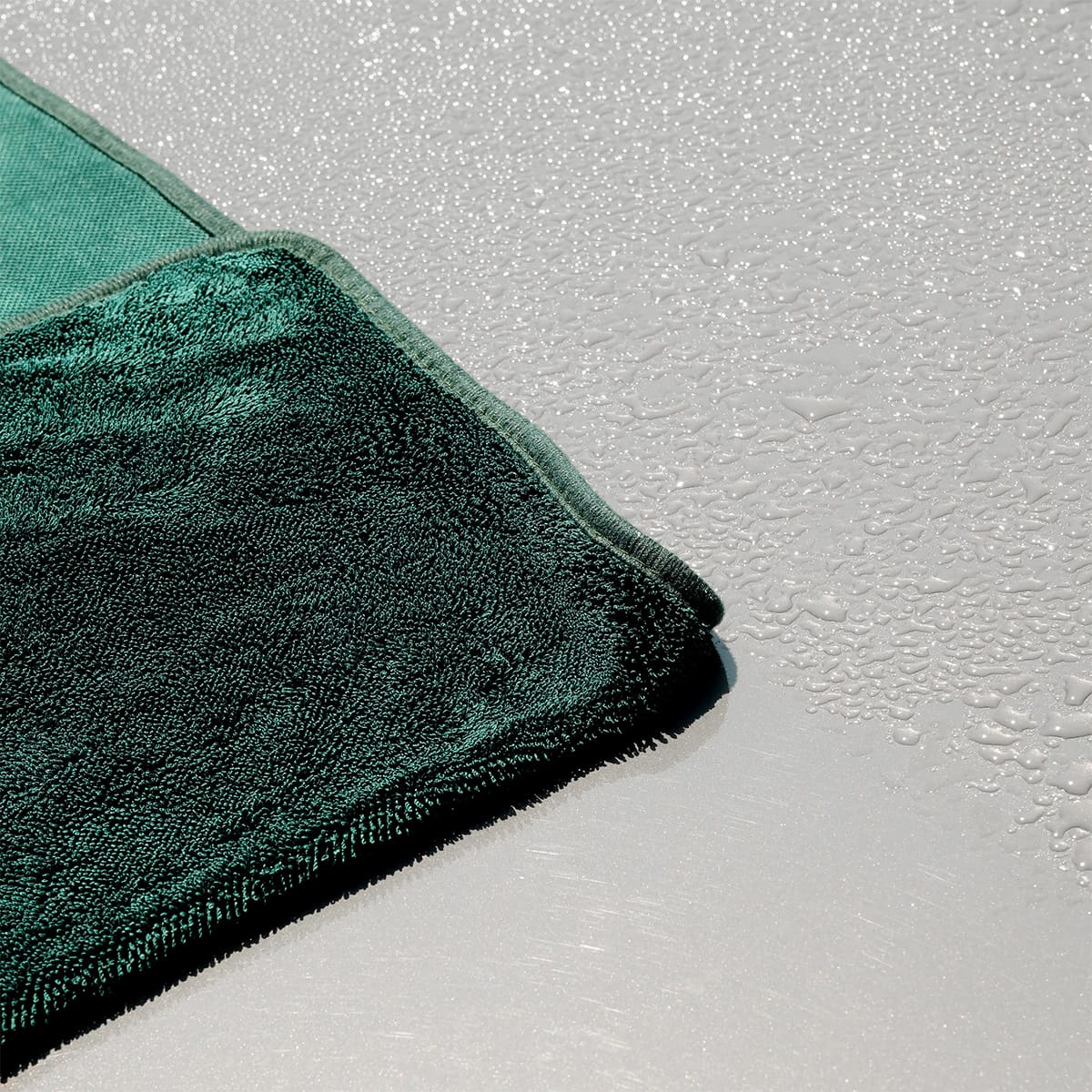 JADE Twisted Pile Mikrofiber Oto Kurulama Havlusu 60×90cm 600GSM – Koyu Yeşil