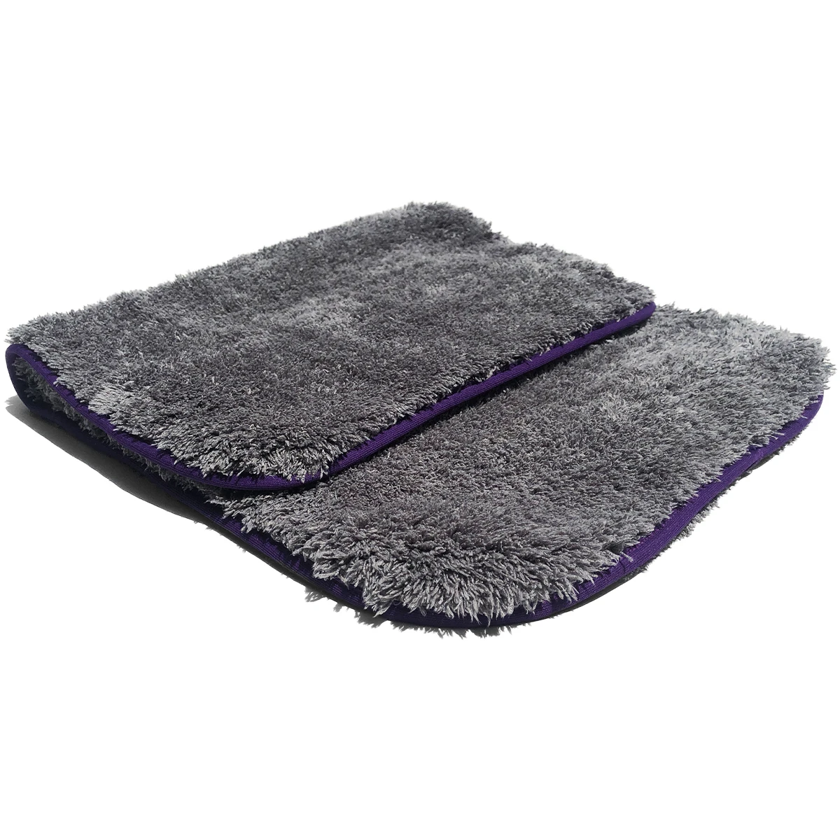 BABBA Medium Çift Kat Mikrofiber Oto Kurulama Havlusu 40x60 1300GSM - Koyu Gri