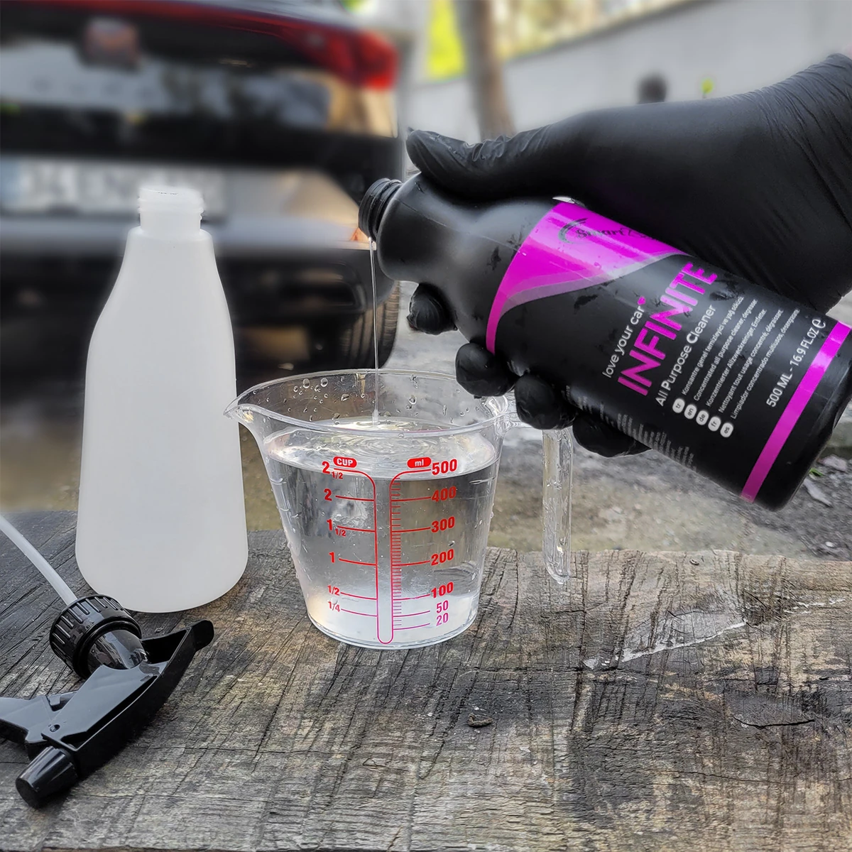 INFINITE Konsantre Oto İç ve Dış Genel Temizleyici APC - 500 ml