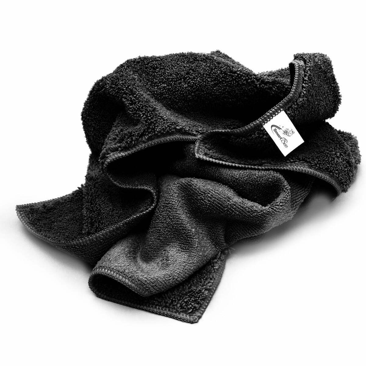 Mikrofiber Çift Yüzlü Araç Kurulama Bezi 40x60cm 440GSM - Antrasit