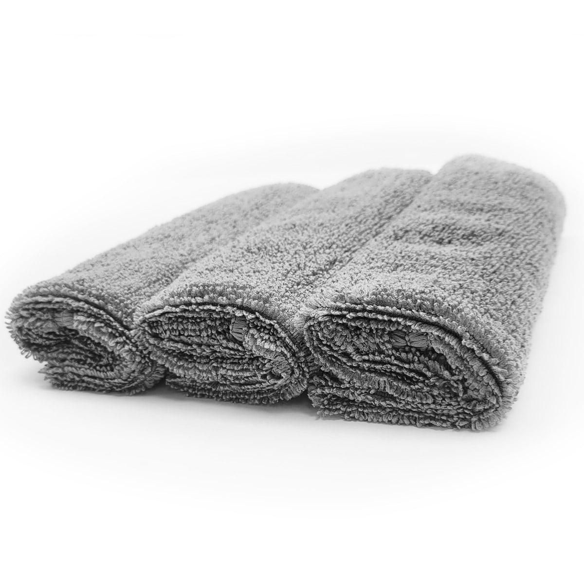 CHROMA 3'lü Mikrofiber Oto Temizlik Bezi 40x40 265GSM - Antrasit