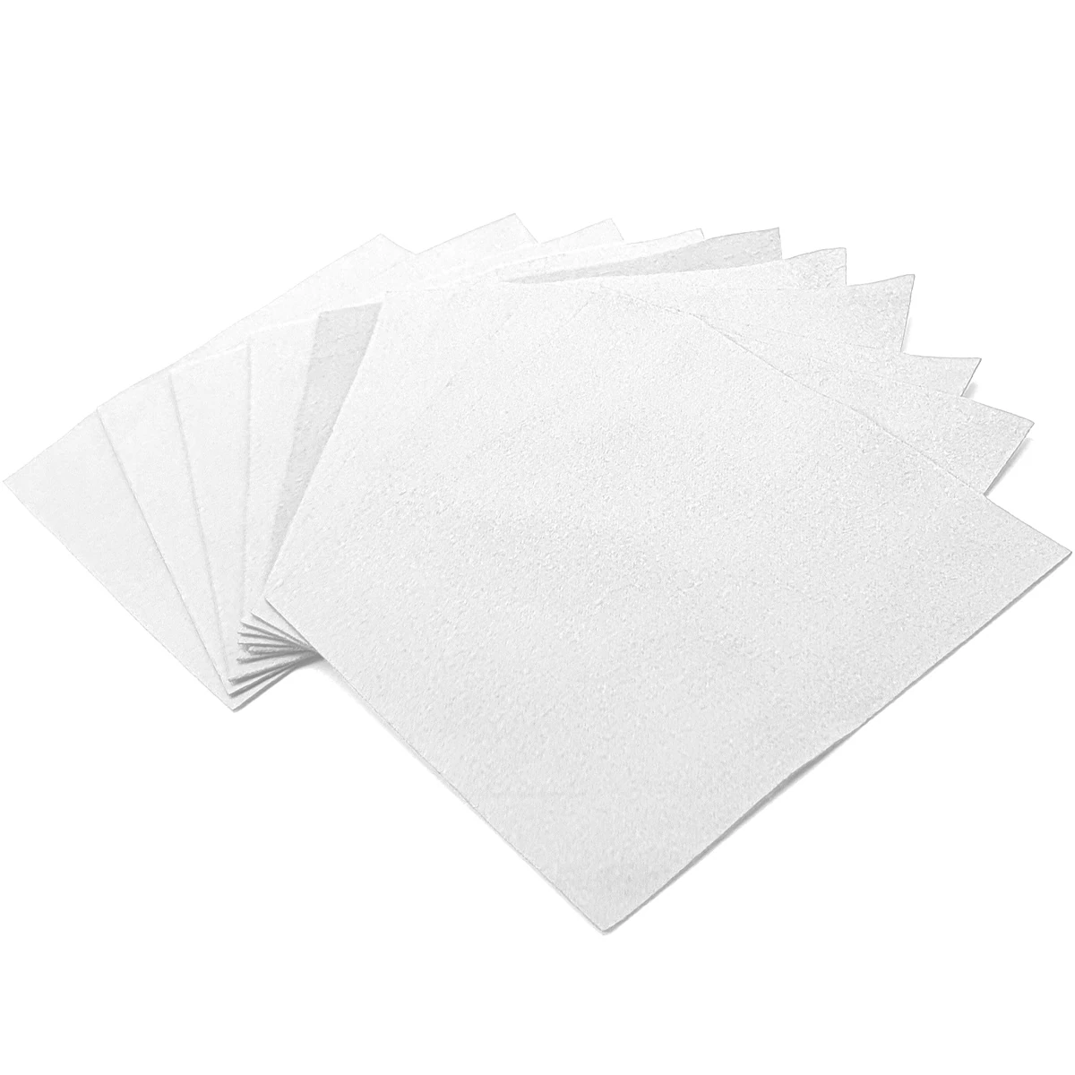 BROMIC 10'lu Suede Mikrofiber Seramik Uygulama Bezi 10x10 200GSM - Beyaz