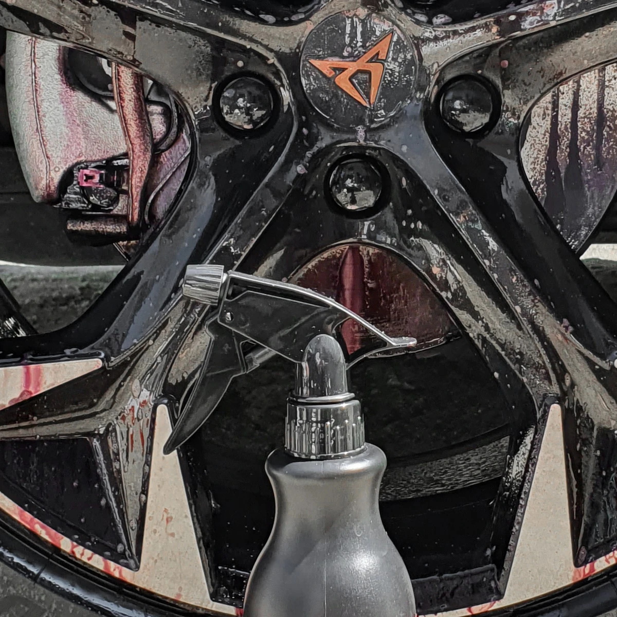 Kimyasala Dayanıklı Ayarlanabilir Triger Sprey Başlık 28mm