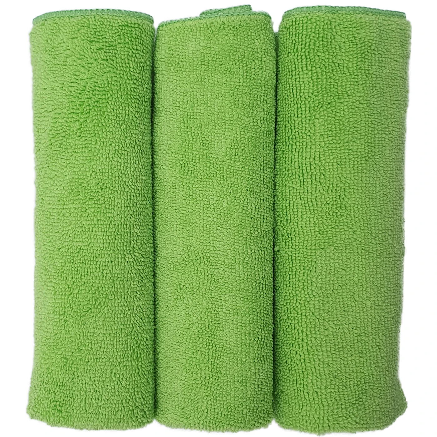 ADAMITE 3'lü Mikrofiber Oto Temizlik Bezi 40x40 265GSM - Yeşil