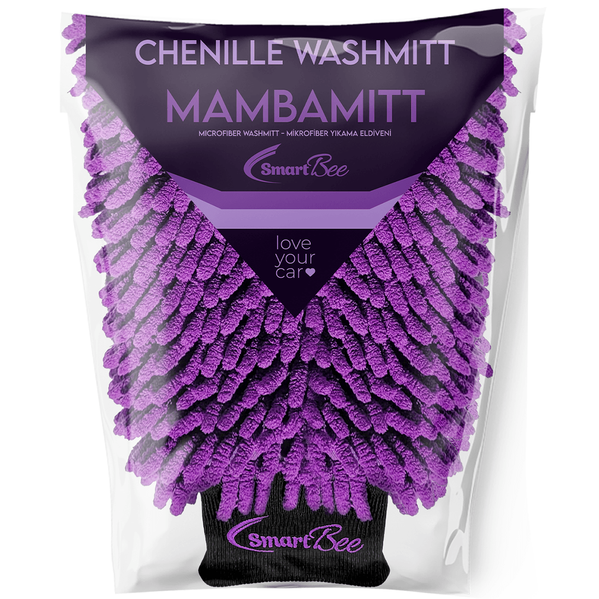 MAMBAMITT Mikrofiber Chenille Oto Yıkama Eldiveni