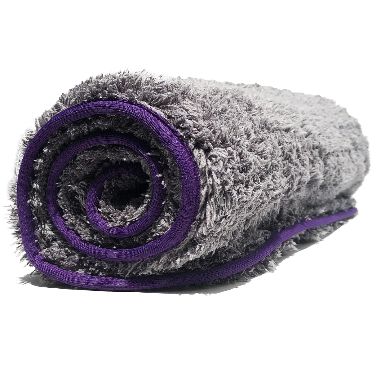 BABBA Medium Çift Kat Mikrofiber Oto Kurulama Havlusu 40x60 1300GSM - Koyu Gri