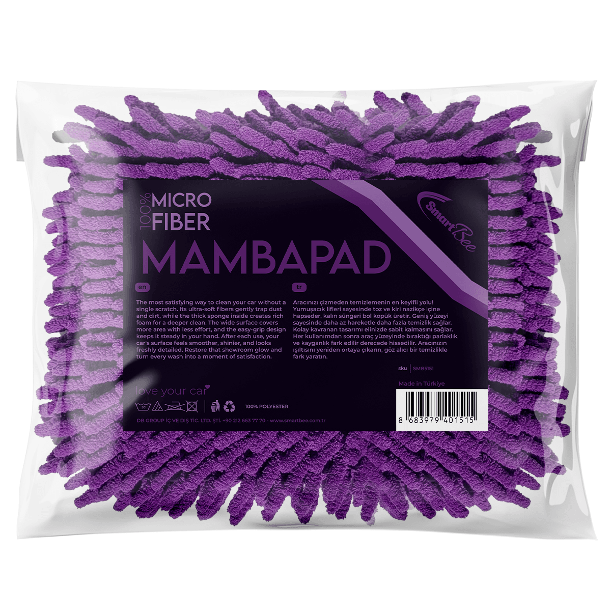 MAMBAPAD Mikrofiber Chenille Oto Yıkama Süngeri