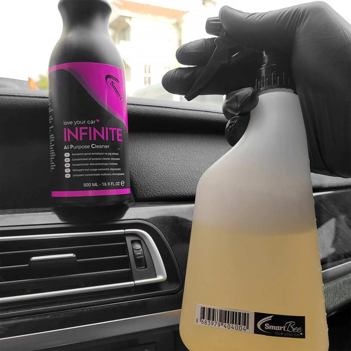 Kimyasala Dayanıklı Ölçülü Sprey Şişe - 600 ml