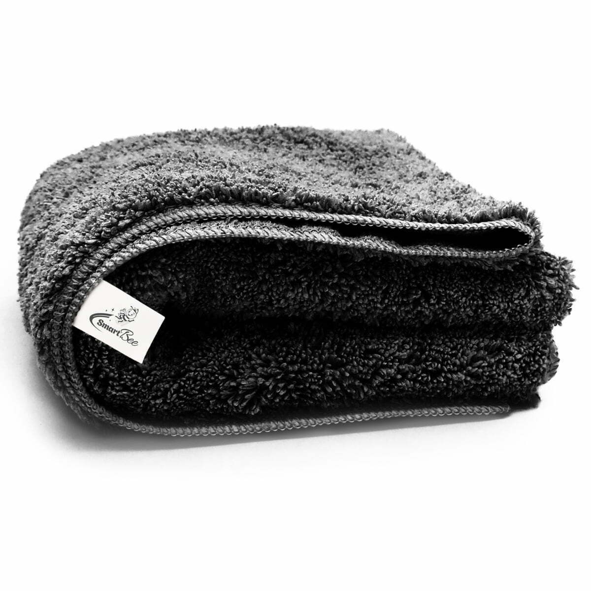 Mikrofiber Çift Yüzlü Araç Kurulama Bezi 40x60cm 440GSM - Antrasit