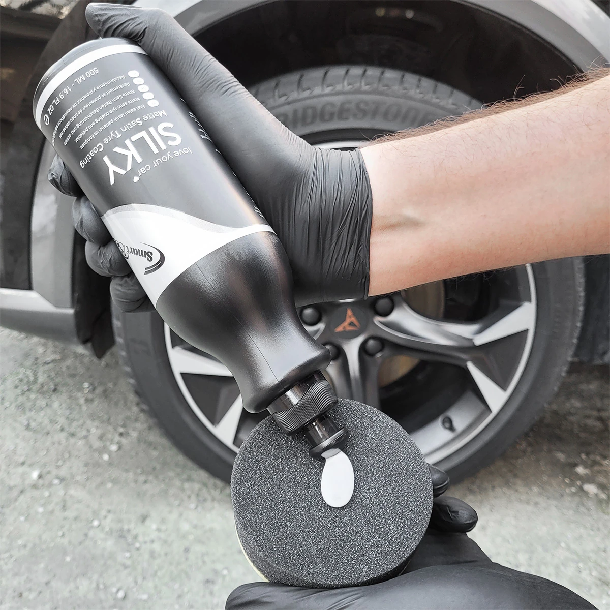 SILKY Mat Saten Lastik Parlatıcı Koruyucu - 500 ml