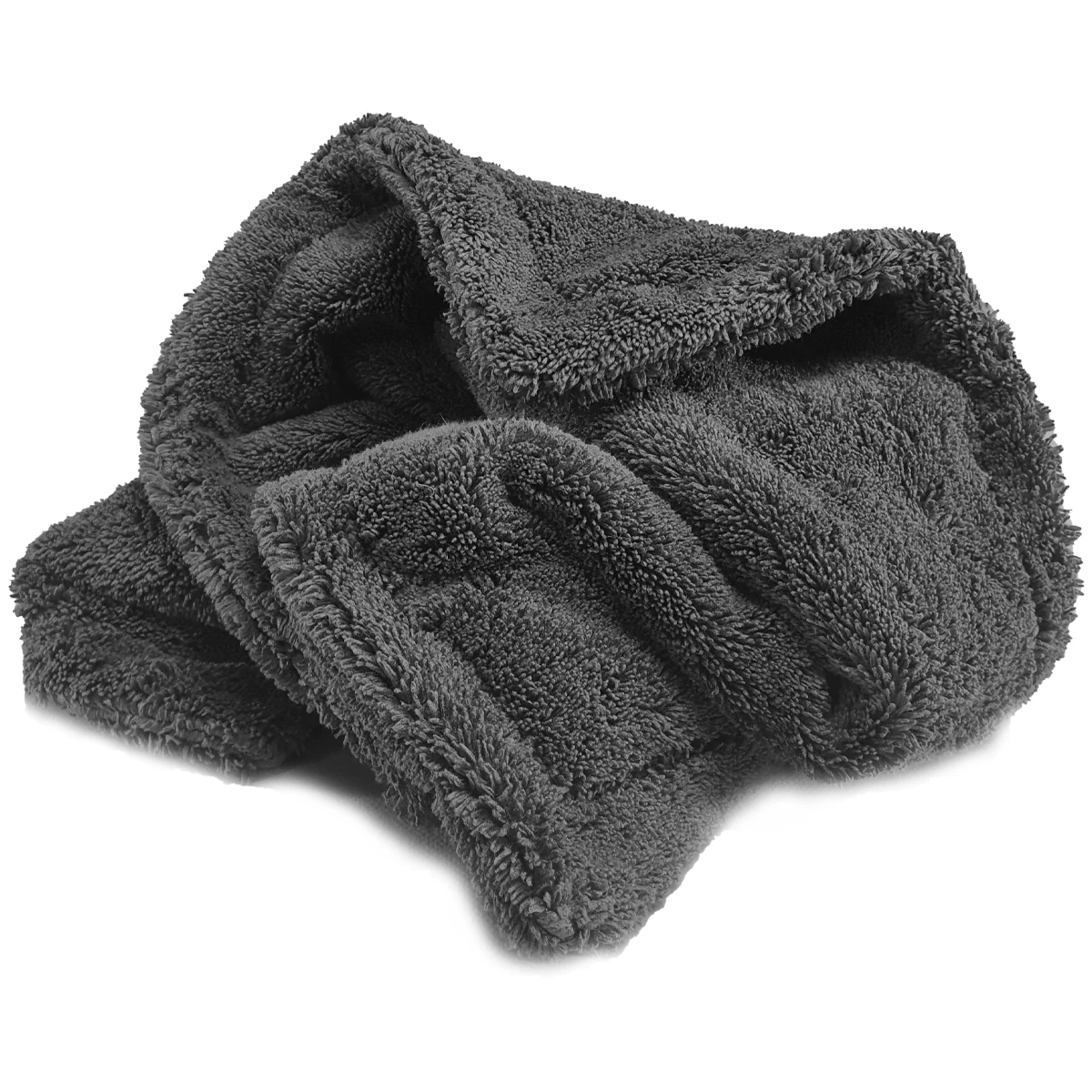 QUEENDRY Edgeless Mikrofiber Oto Kurulama Havlusu 50×70cm 1000GSM – Antrasit