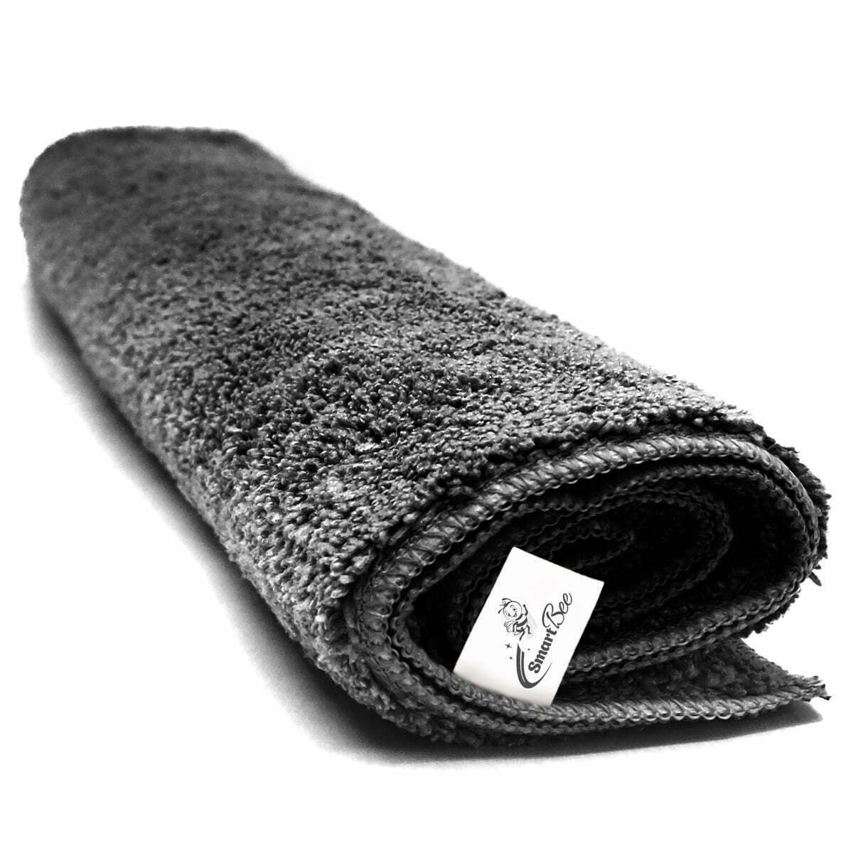 Mikrofiber Çift Yüzlü Araç Kurulama Bezi 40x60cm 440GSM - Antrasit