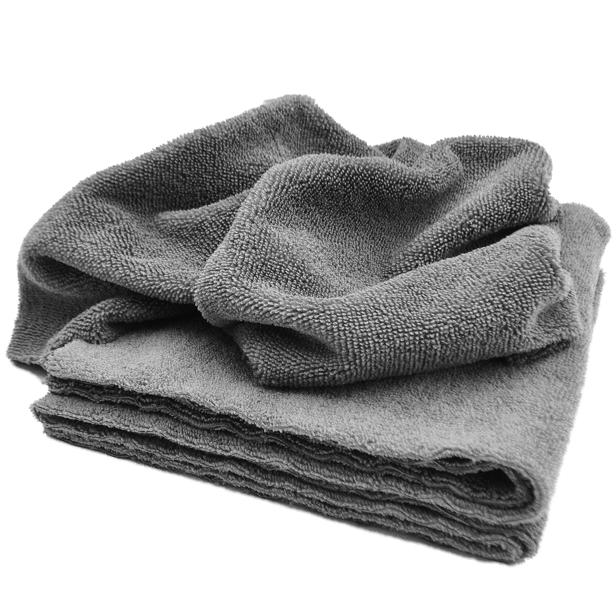 SHALE 3'lü Mikrofiber Lazer Kesim Cila Bezi 40x40cm 320GSM - Antrasit