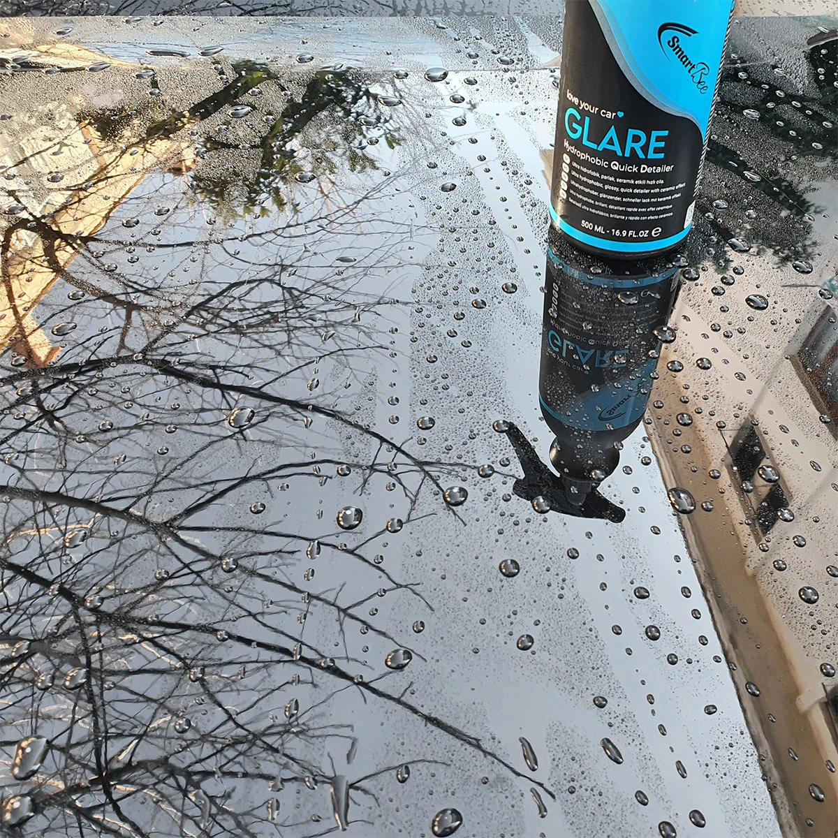 GLARE Hidrofobik Seramik Etkili Hızlı Cila - 500 ml