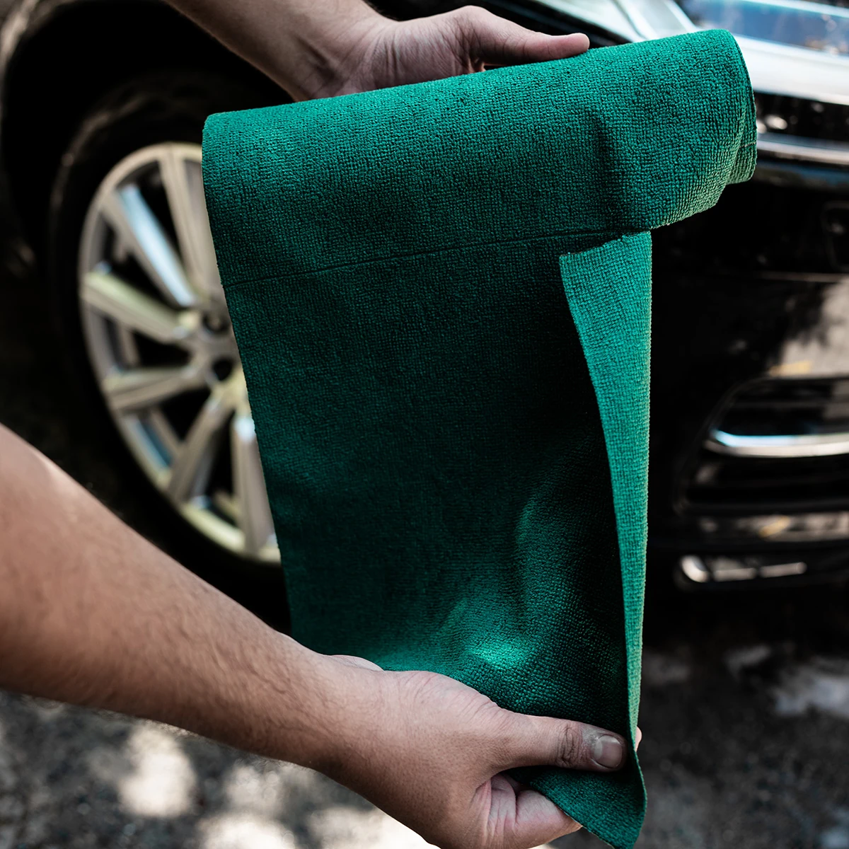 FIBEROLL 25'li Mikrofiber Rulo Temizlik Bezi 30x30cm 175GSM - Koyu Yeşil