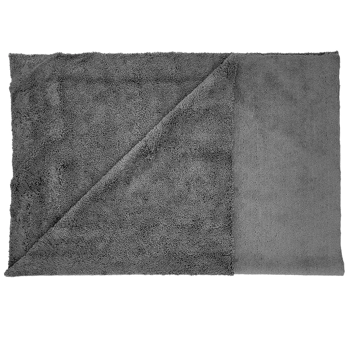 PRINCE Kenarsız Oto Kurulama Havlusu 50x70cm 500GSM - Gri